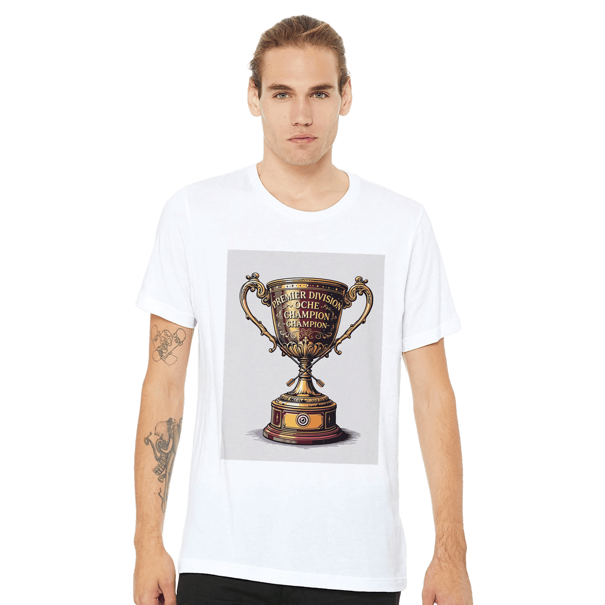 Retro Darts Trophy Oche Champion T-Shirt | Pub Culture Tee - Wild Thread Co