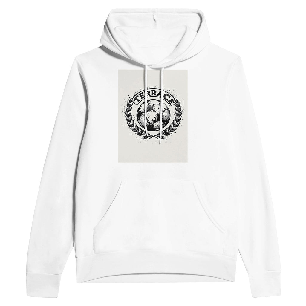Retro Football Badge Hoodie | 1970s Terrace Soul Design Navy - Wild Thread Co