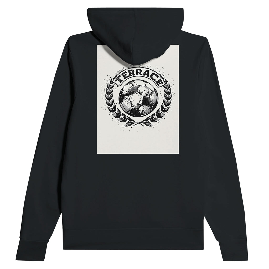 Retro Football Badge Hoodie | 1970s Terrace Soul Design Navy - Wild Thread Co