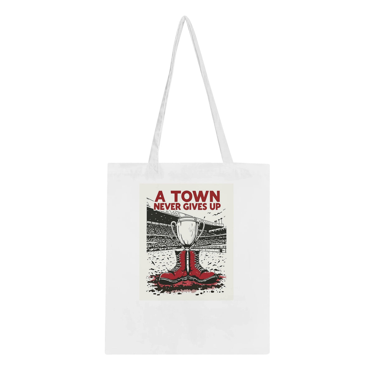 Retro Rugby Northern Grit Tote Bag | Gift for Her | UK - Wild Thread Co