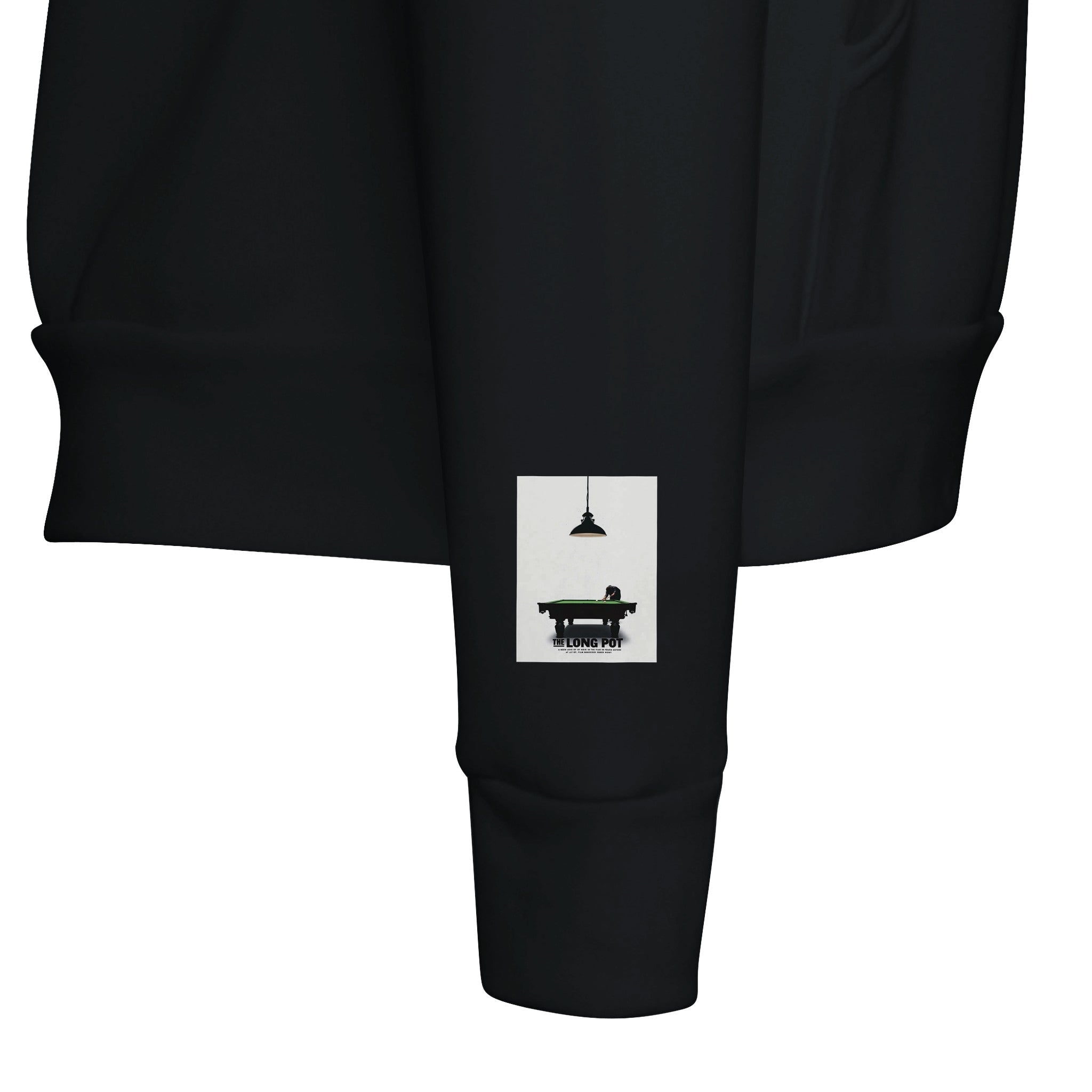 Retro Snooker Hoodie | The Long Pot Noir Poster Design | British Sport Hoodie - Wild Thread Co