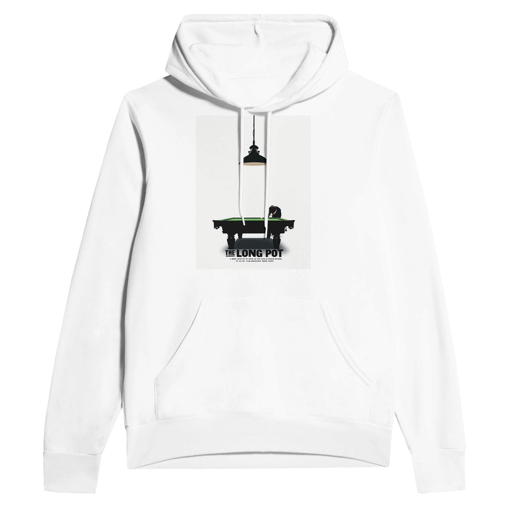 Retro Snooker Hoodie | The Long Pot Noir Poster Design | British Sport Hoodie - Wild Thread Co