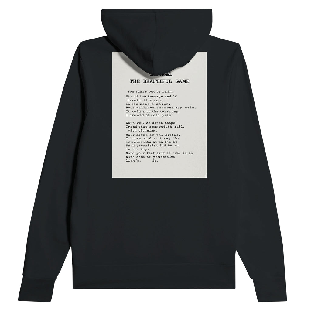 Retro Terrace Poetry Football Hoodie | British Fan Gift Hoodie - Wild Thread Co