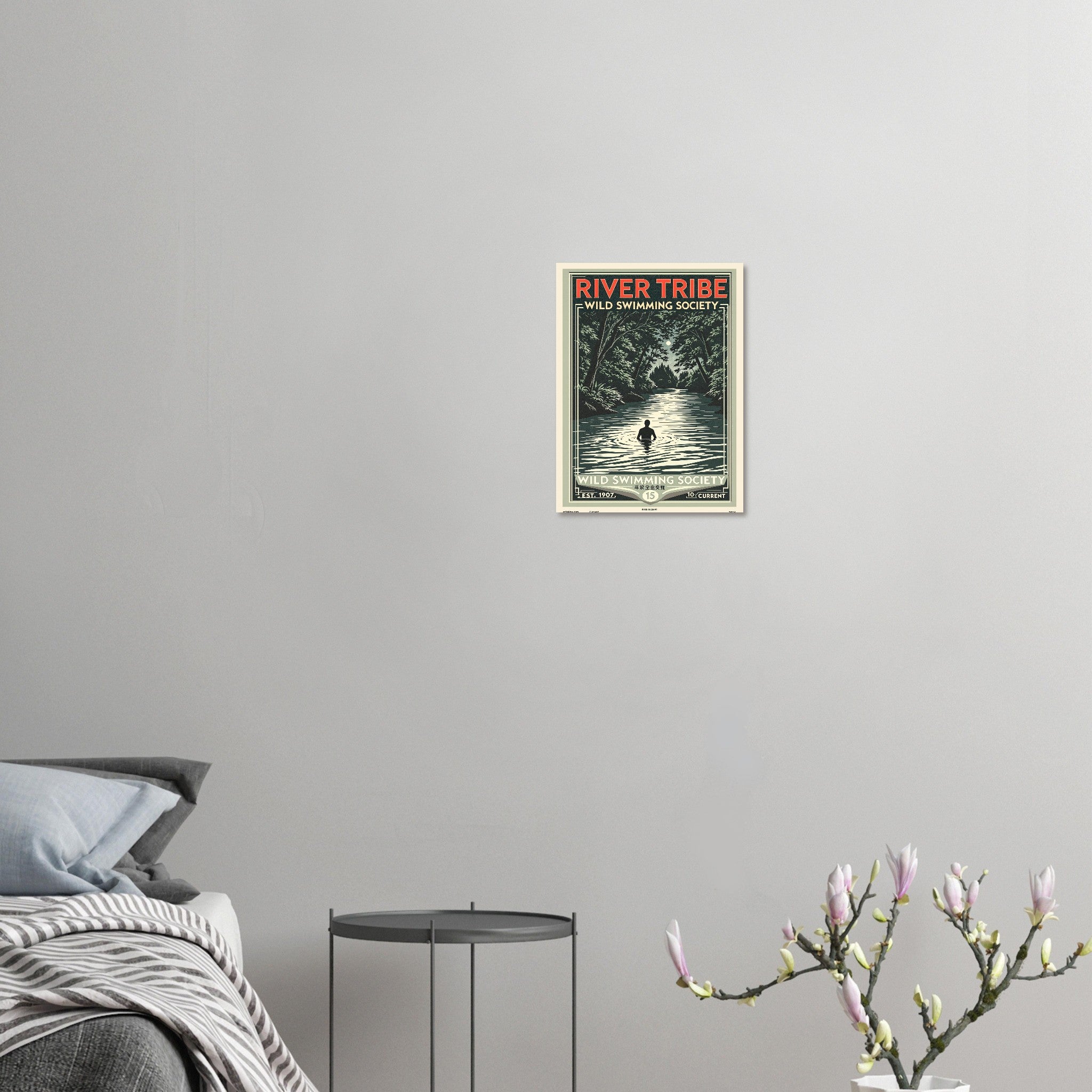 River Tribe Vintage Travel Art Print Art Print — detail view | Wild Thread Co
