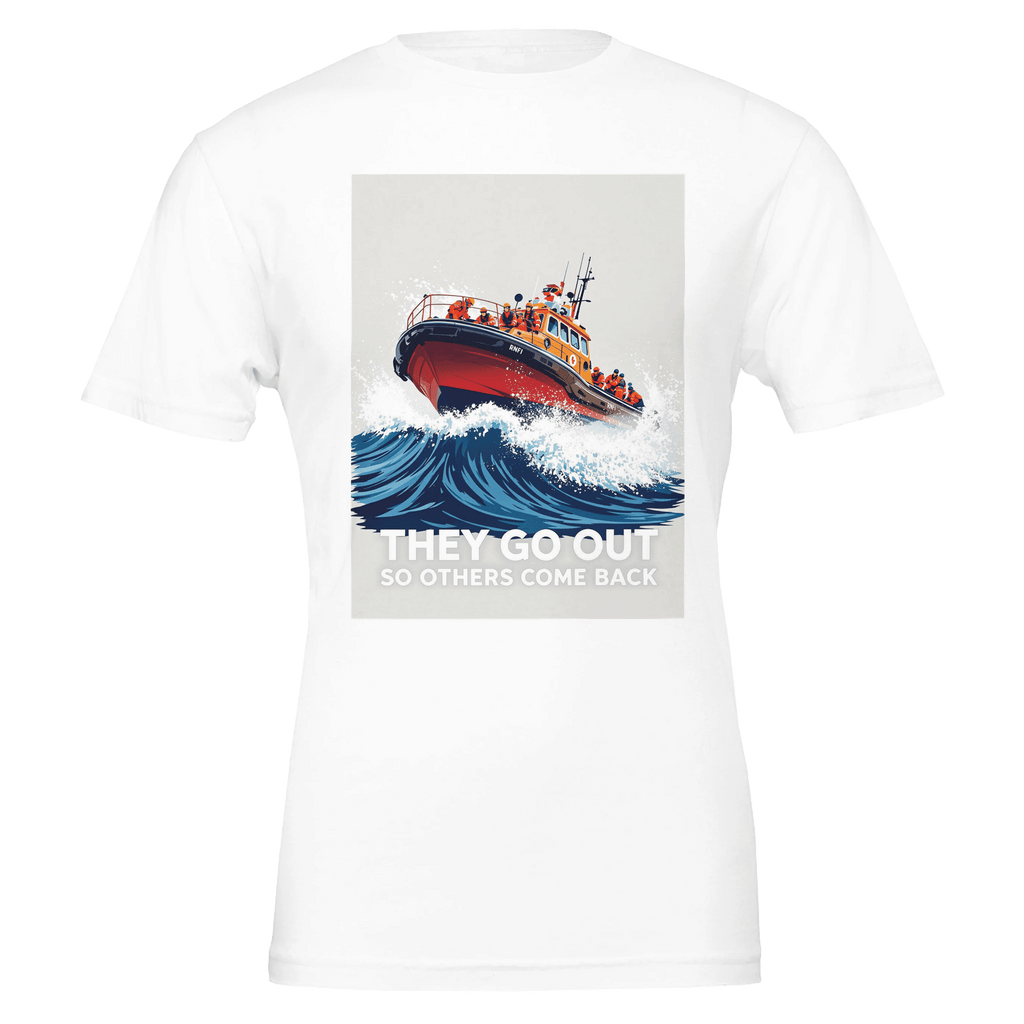 RNLI Lifeboat Shirt | Sea Rescue Tee UK | Crew Launch Design - Wild Thread Co