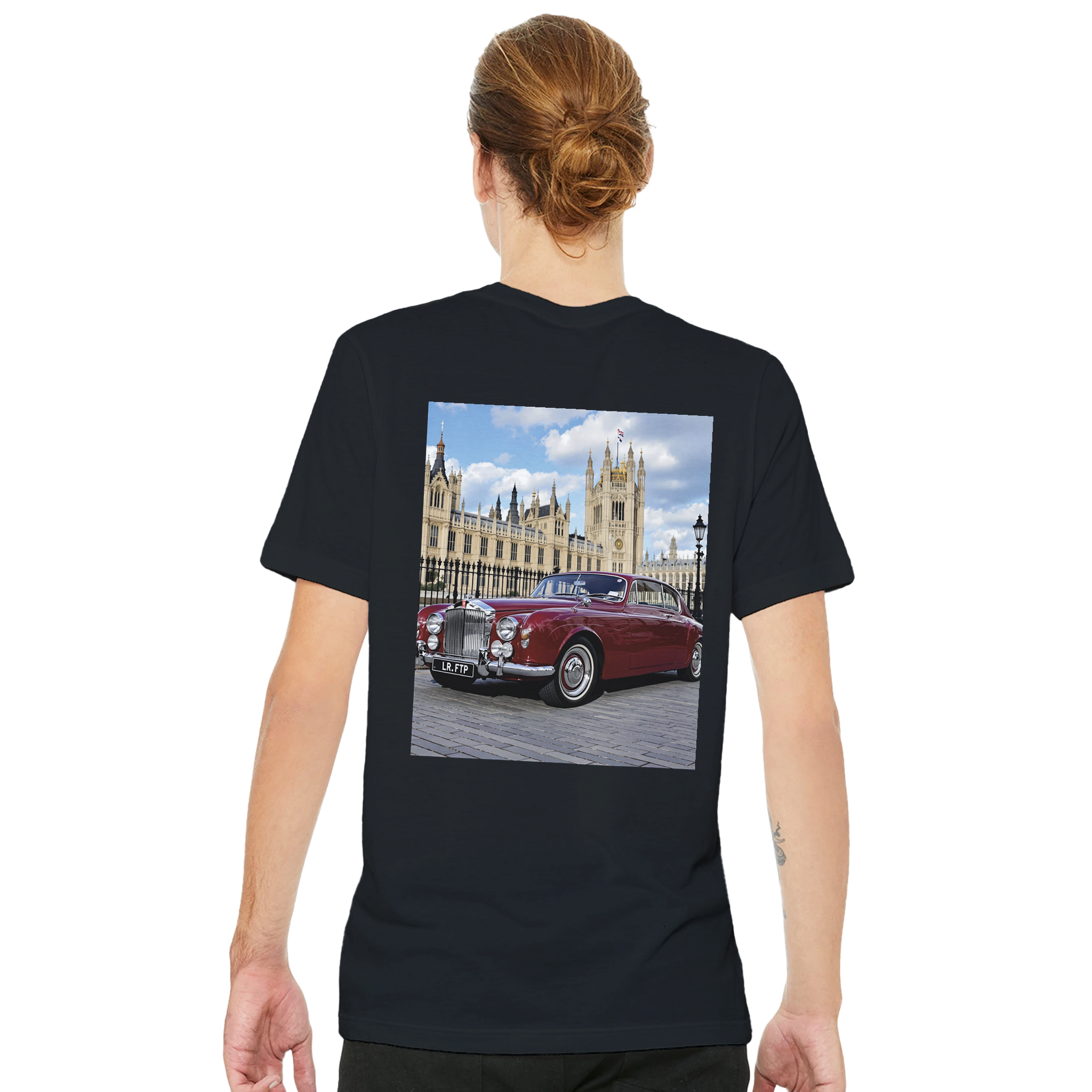 Rover P5b Coupe T-Shirt — detail view | Wild Thread Co