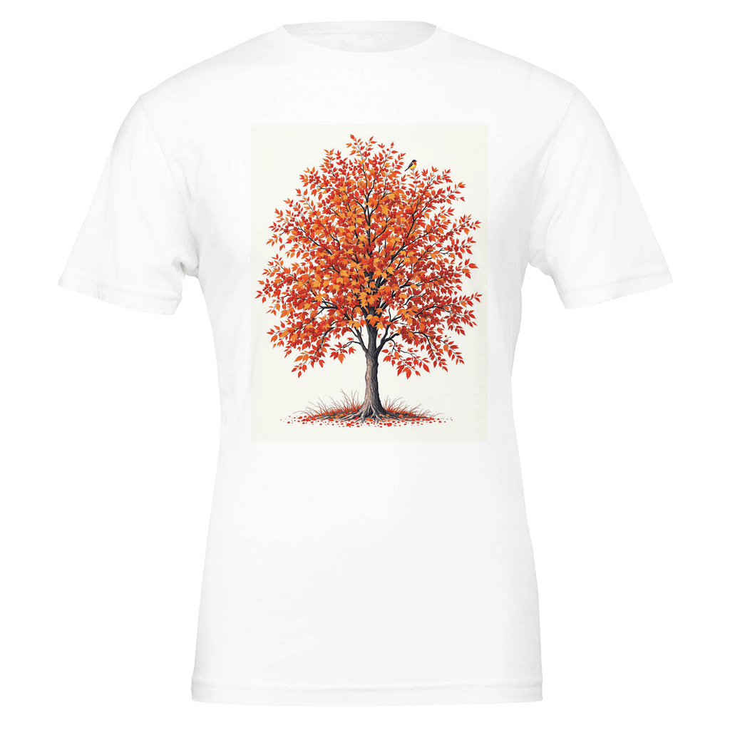 Rowan Tree Shirt | Mountain Ash Berry Fieldfare Autumn Gift | T-Shirt UK - Wild Thread Co