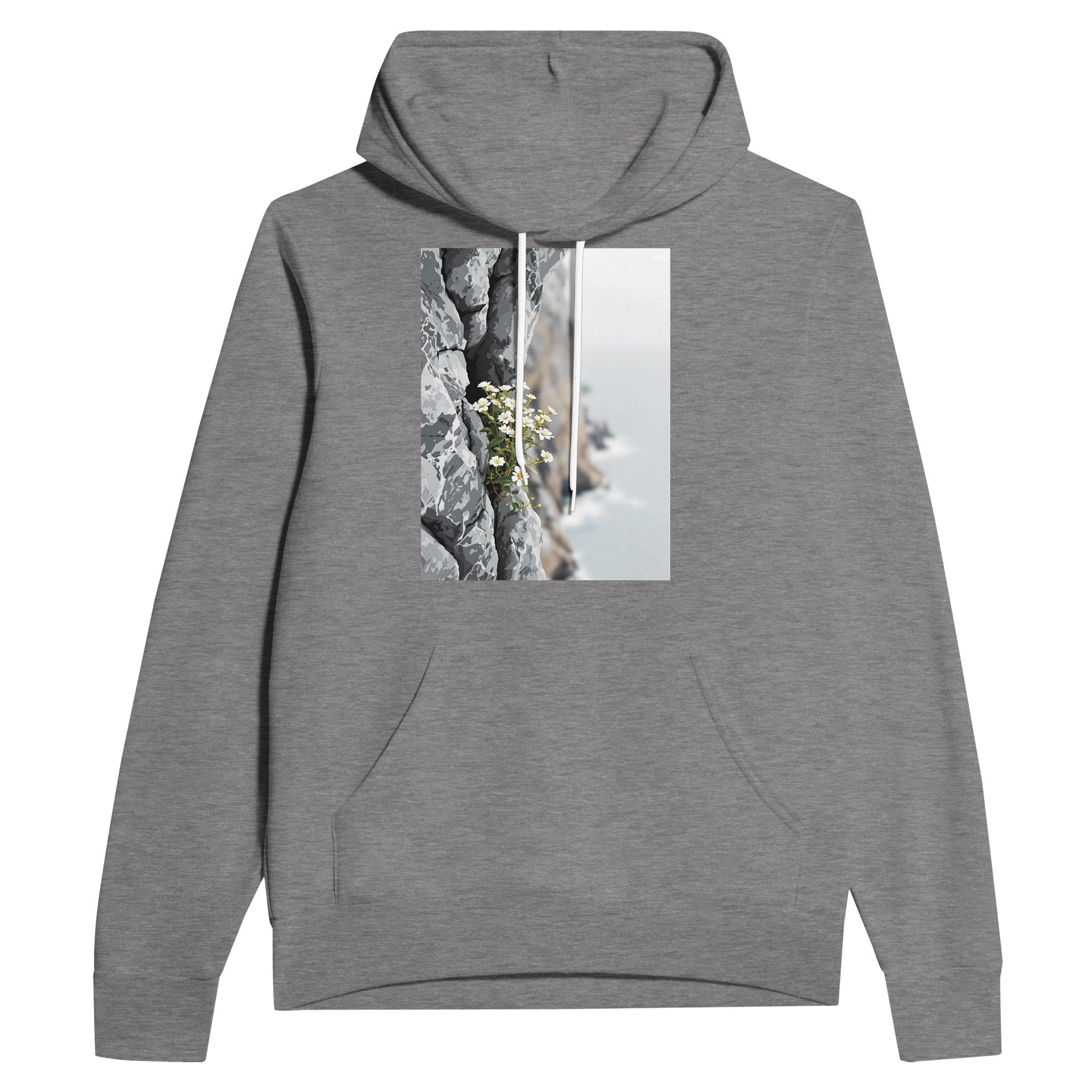 Sea Campion Cliff Flower Hoodie | Wildflower Hoodie UK - Wild Thread Co