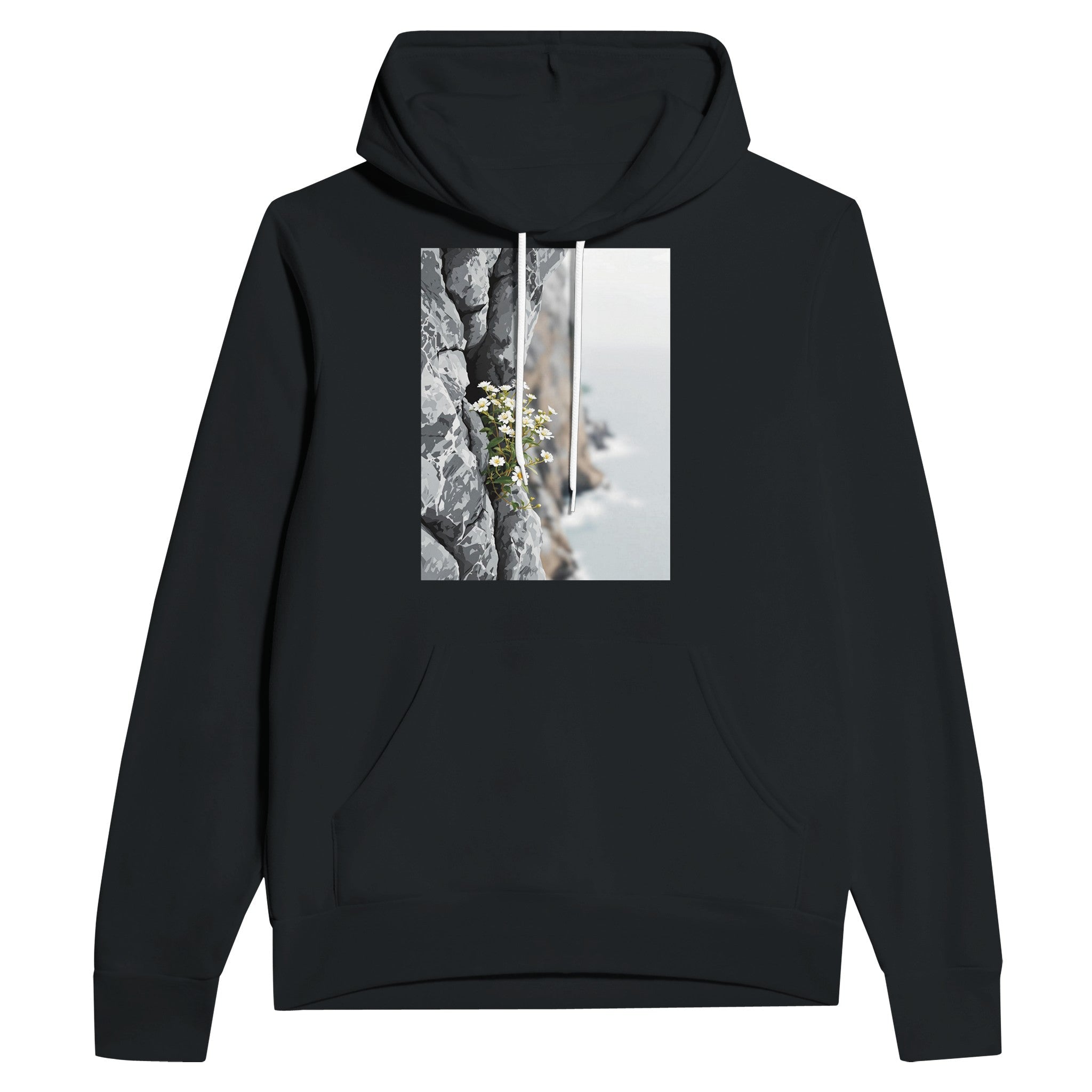 Sea Campion Cliff Flower Hoodie | Wildflower Hoodie UK - Wild Thread Co