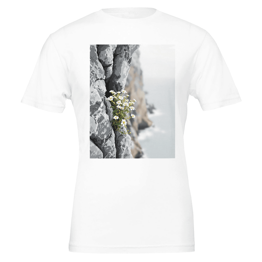 Sea Campion Cliff Flower T-Shirt | Wildflower Shirt UK - Wild Thread Co