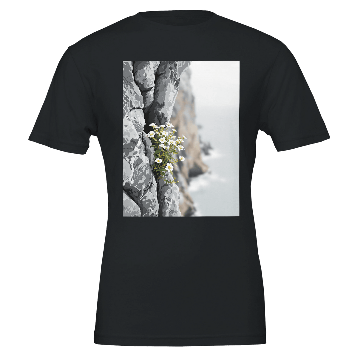 Sea Campion Cliff Flower T-Shirt | Wildflower Shirt UK - Wild Thread Co