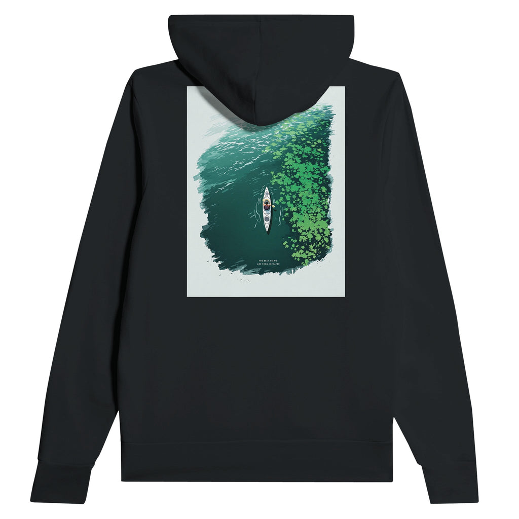 Sea Kayak Paddler Hoodie | Kayaking Hoodie UK Aerial Design - Wild Thread Co