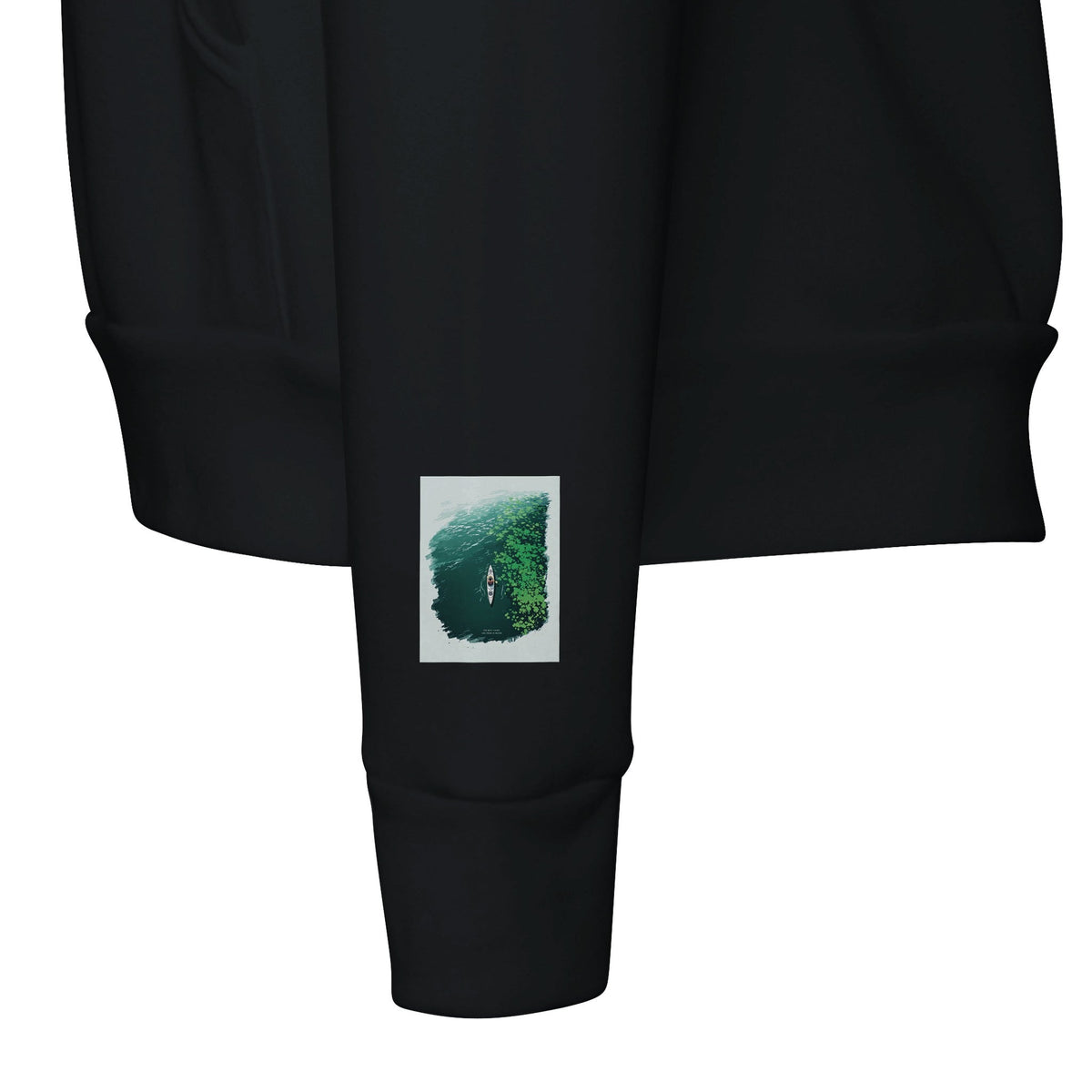 Sea Kayak Paddler Hoodie | Kayaking Hoodie UK Aerial Design - Wild Thread Co