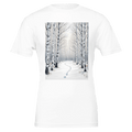 Silver Birch Winter Woodland T-Shirt | Illustrated Nature Tee - Wild Thread Co