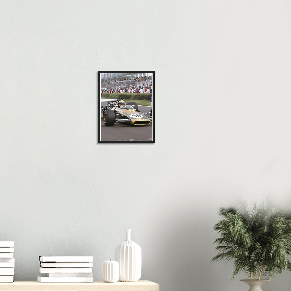 Silverstone Classic F1 Framed Print | Car Wall Art UK - Wild Thread Co