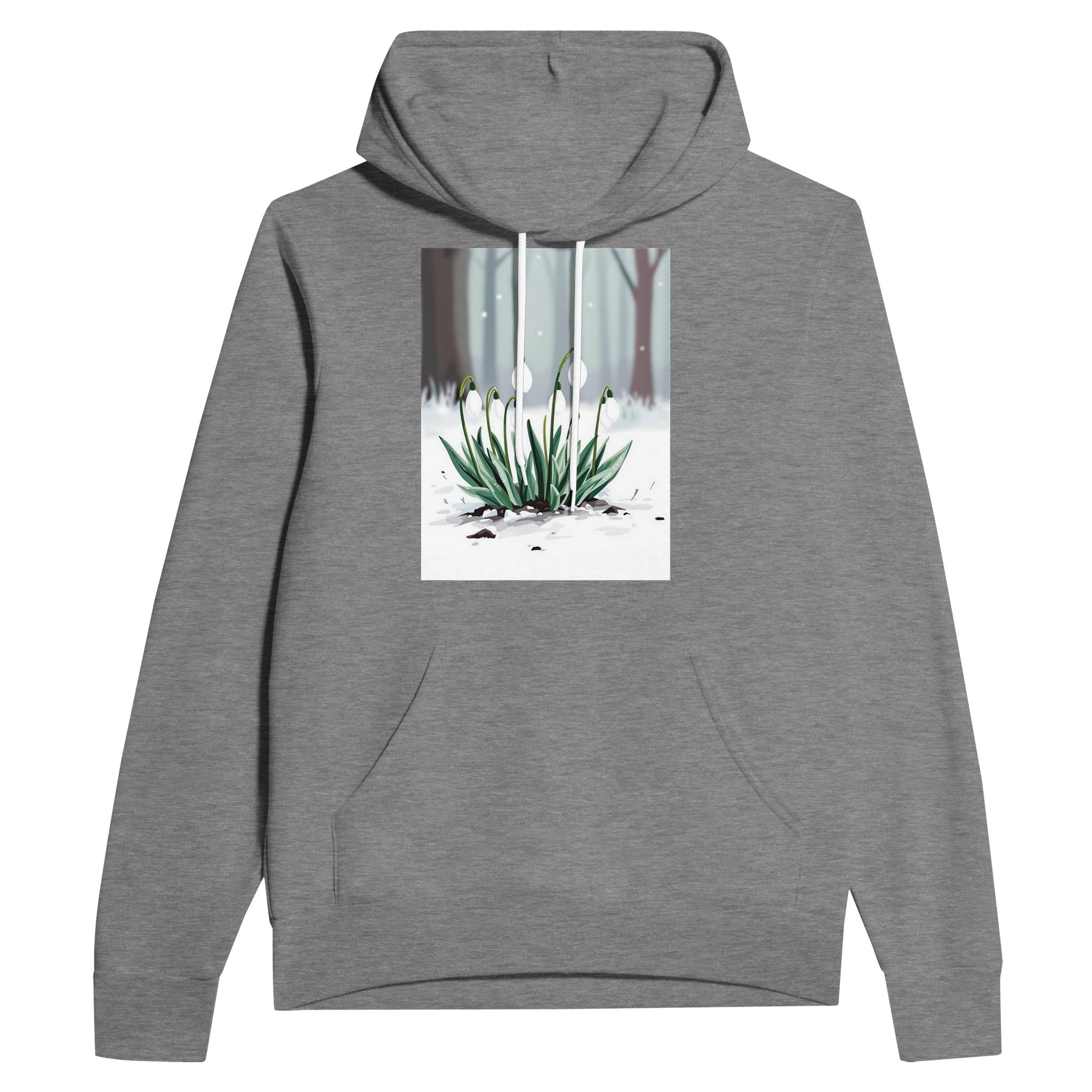 Snowdrop Hoodie UK | February First Flowers Hoodie | Spring Gift - Wild Thread Co