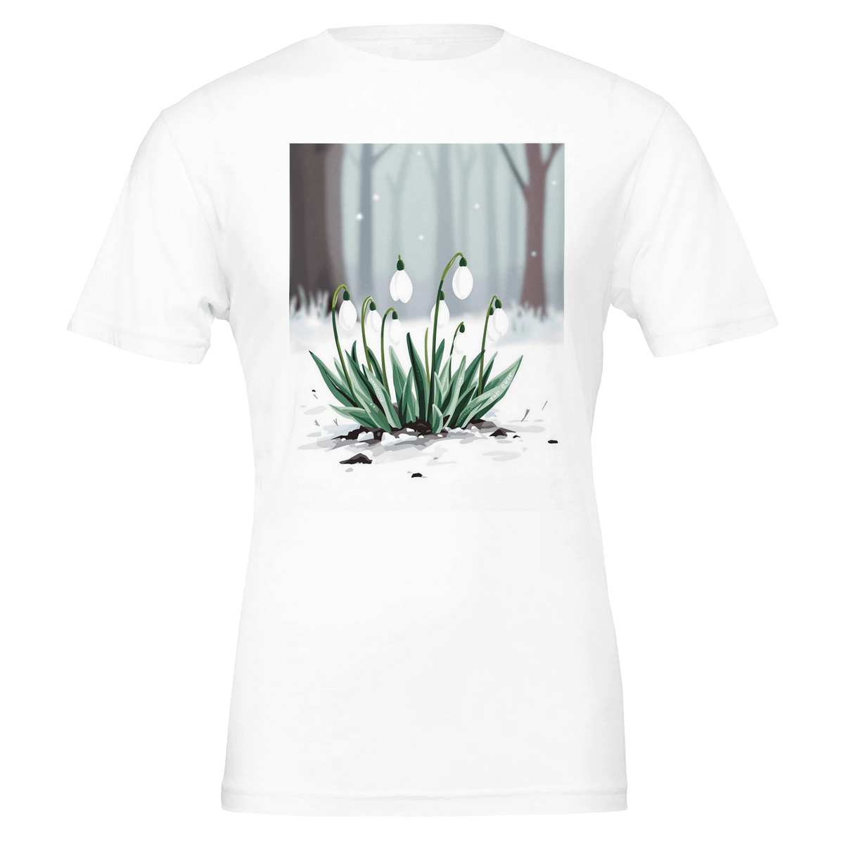 Snowdrop Shirt UK | February First Flowers Tee | Spring Gift - Wild Thread Co