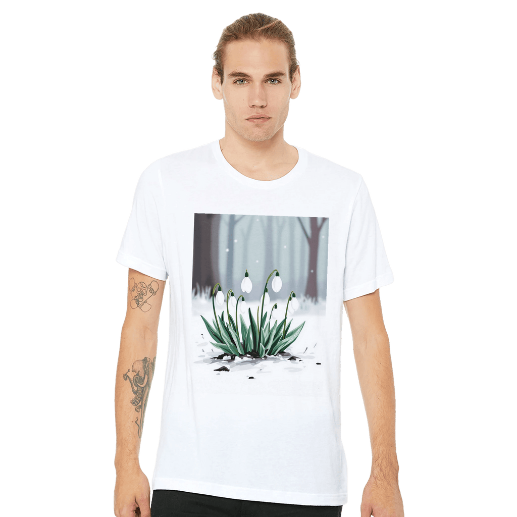 Snowdrop Shirt UK | February First Flowers Tee | Spring Gift - Wild Thread Co