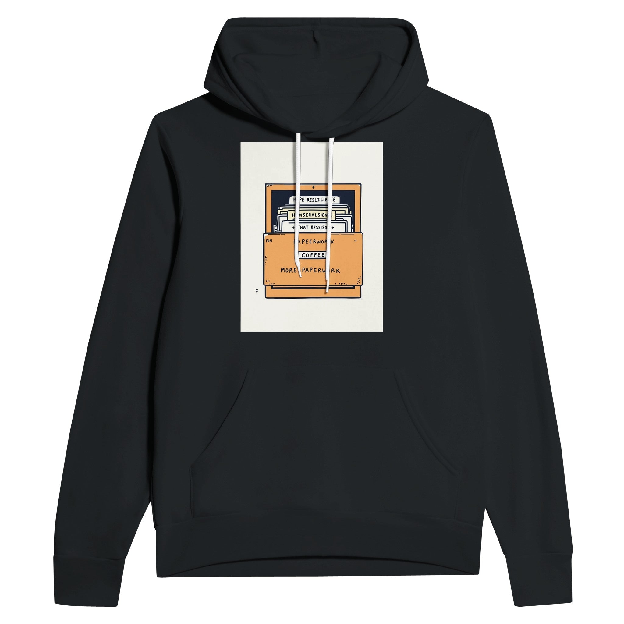 Social Worker Gift Hoodie | Funny Care Worker Hoodie | Filing Cabinet Design - Wild Thread Co