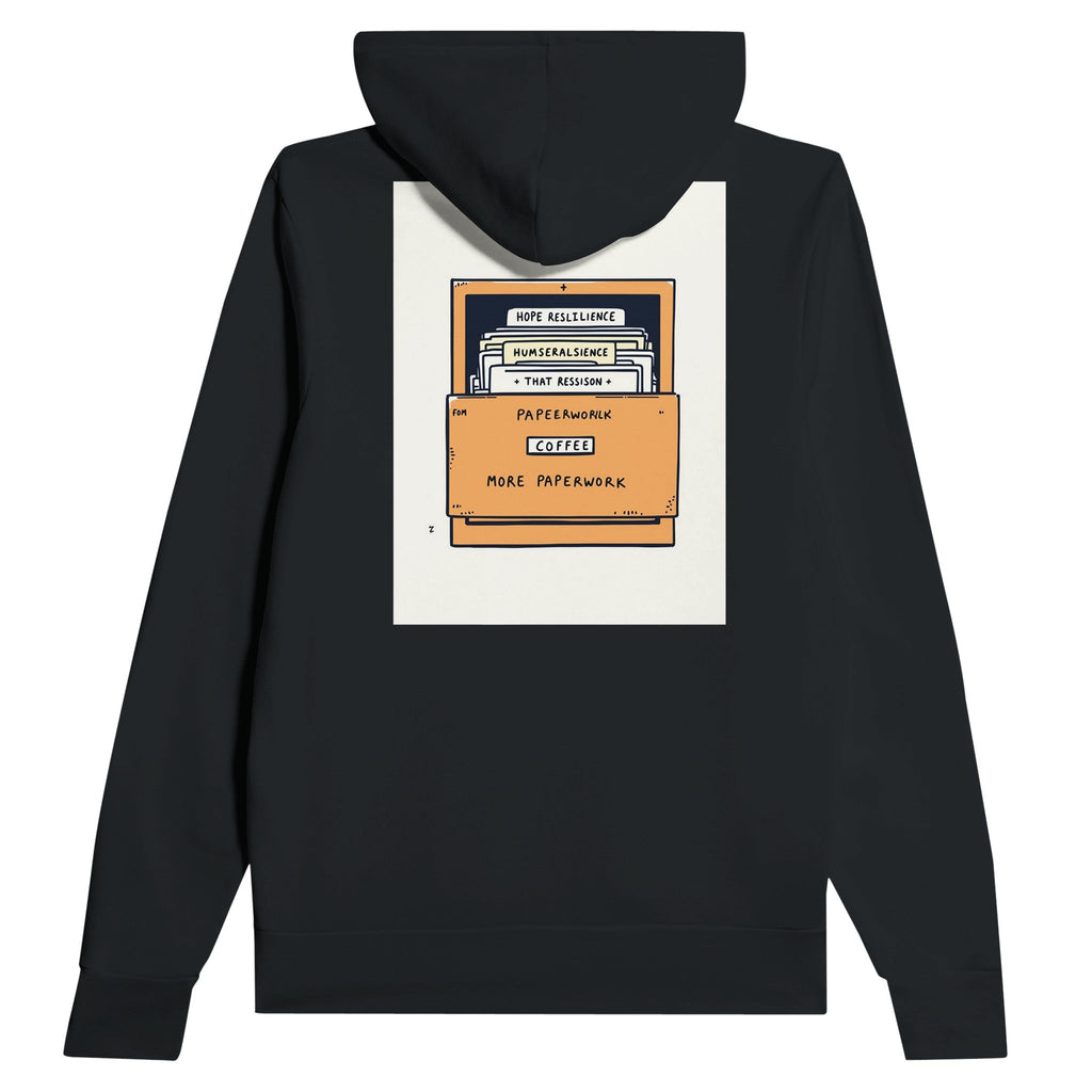 Social Worker Gift Hoodie | Funny Care Worker Hoodie | Filing Cabinet Design - Wild Thread Co