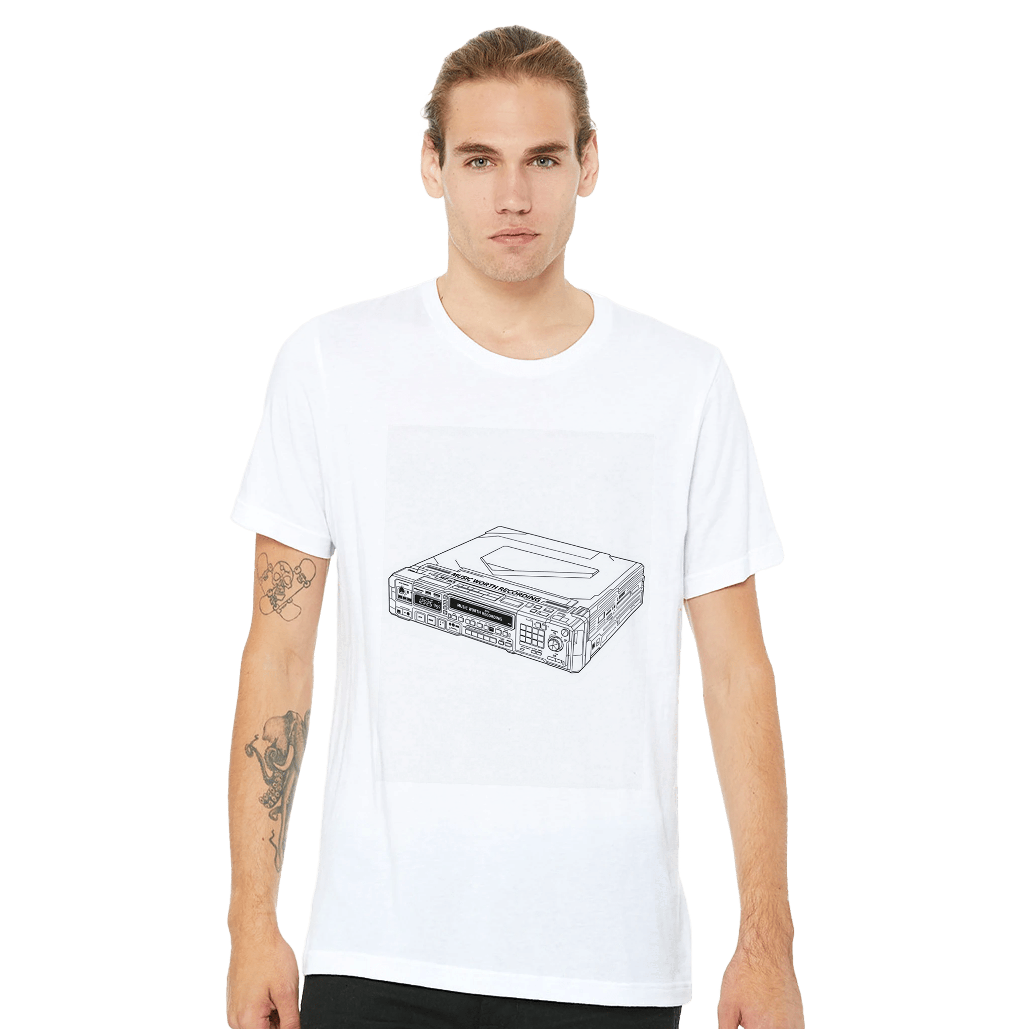 Sony MZ-R55 Minidisc Player T-Shirt | Y2K Music Nerd Gift | 90s Nostalgia Tee - Wild Thread Co
