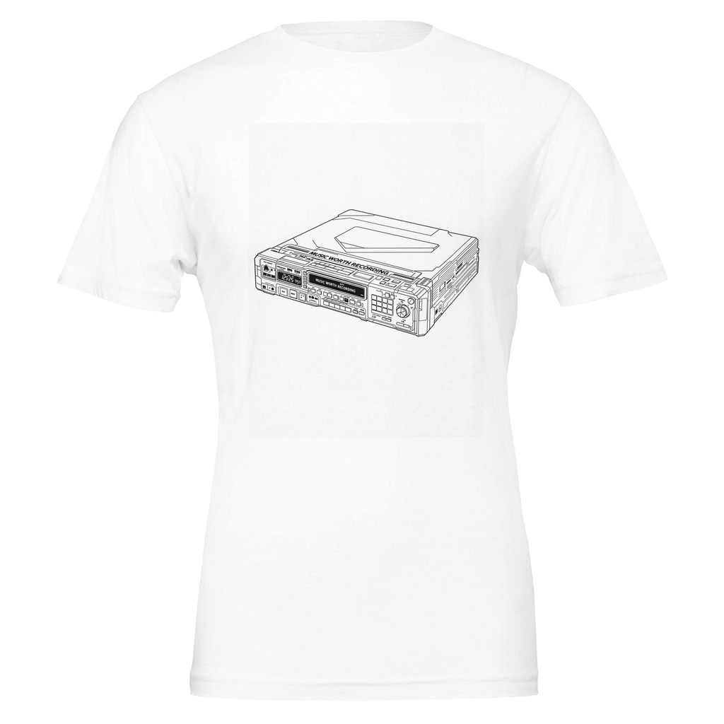 Sony MZ-R55 Minidisc Player T-Shirt | Y2K Music Nerd Gift | 90s Nostalgia Tee - Wild Thread Co