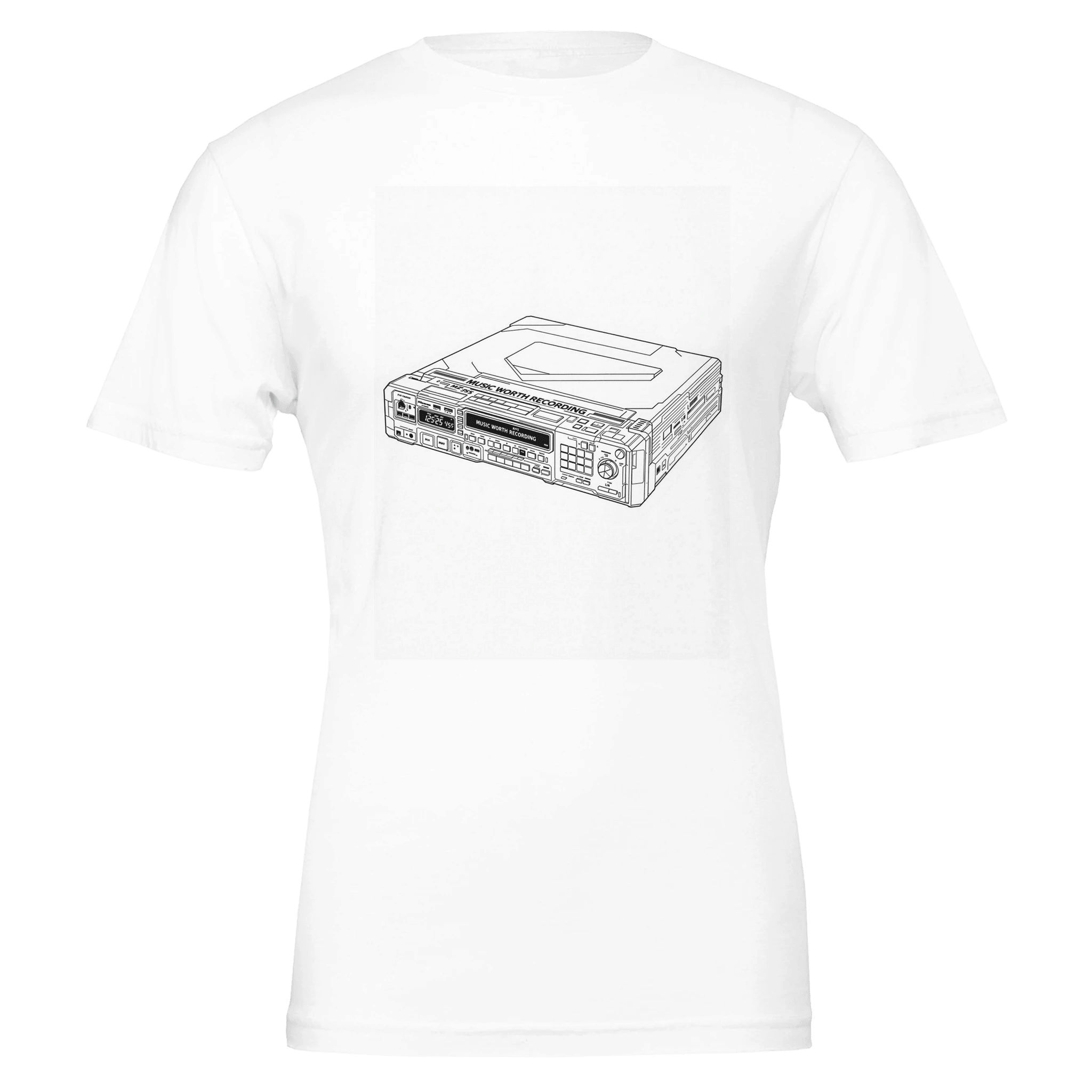Sony MZ-R55 Minidisc Player T-Shirt | Y2K Music Nerd Gift | 90s Nostalgia Tee - Wild Thread Co