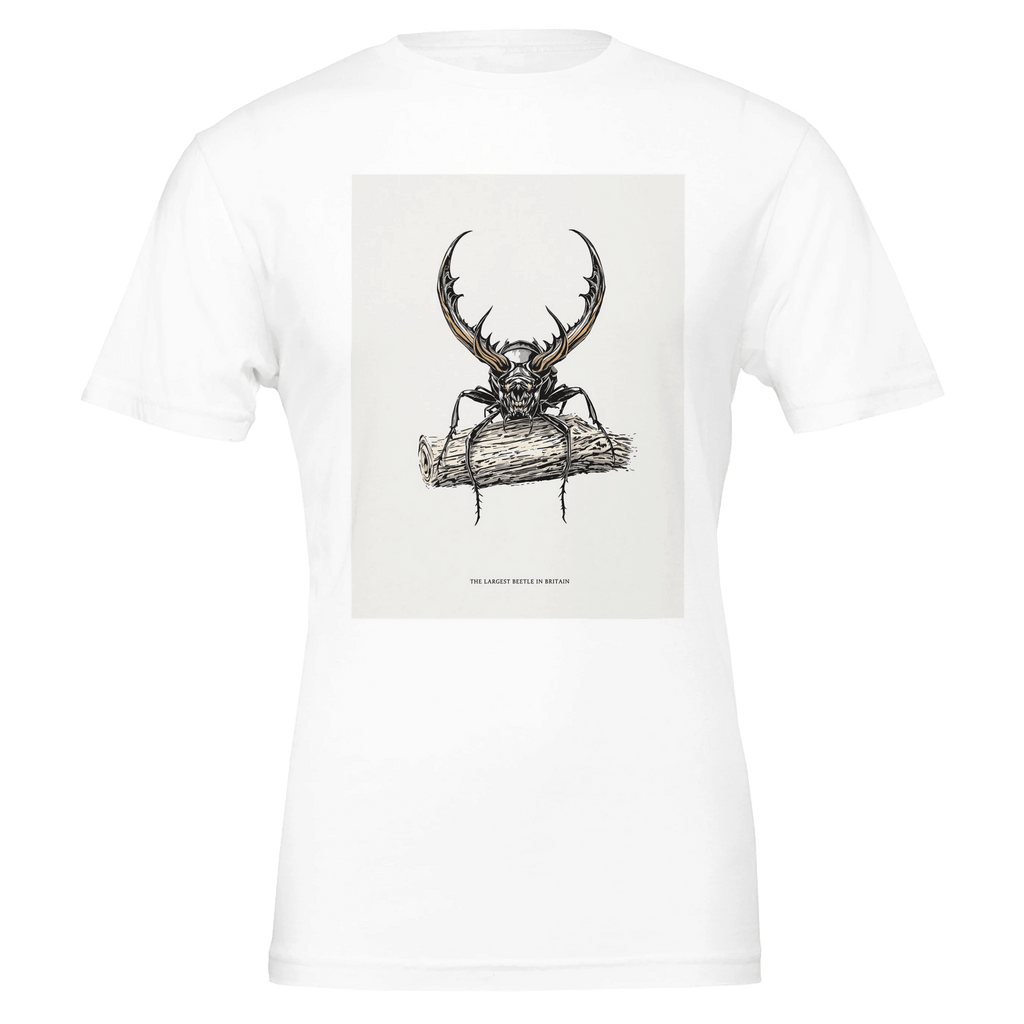 Stag Beetle T-Shirt | British Insect Tee | Nature Gift UK - Wild Thread Co
