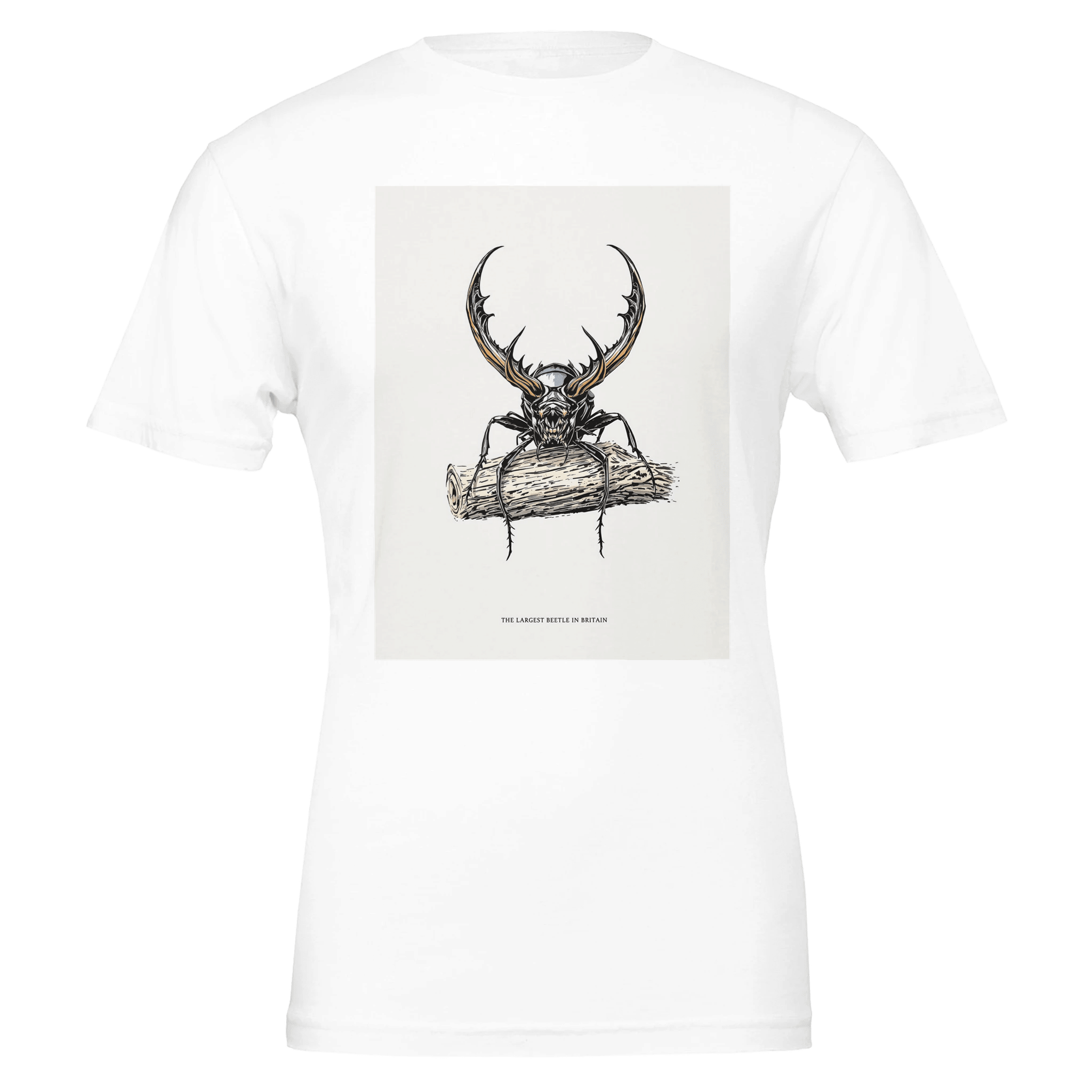 Stag Beetle T-Shirt | British Insect Tee | Nature Gift UK - Wild Thread Co