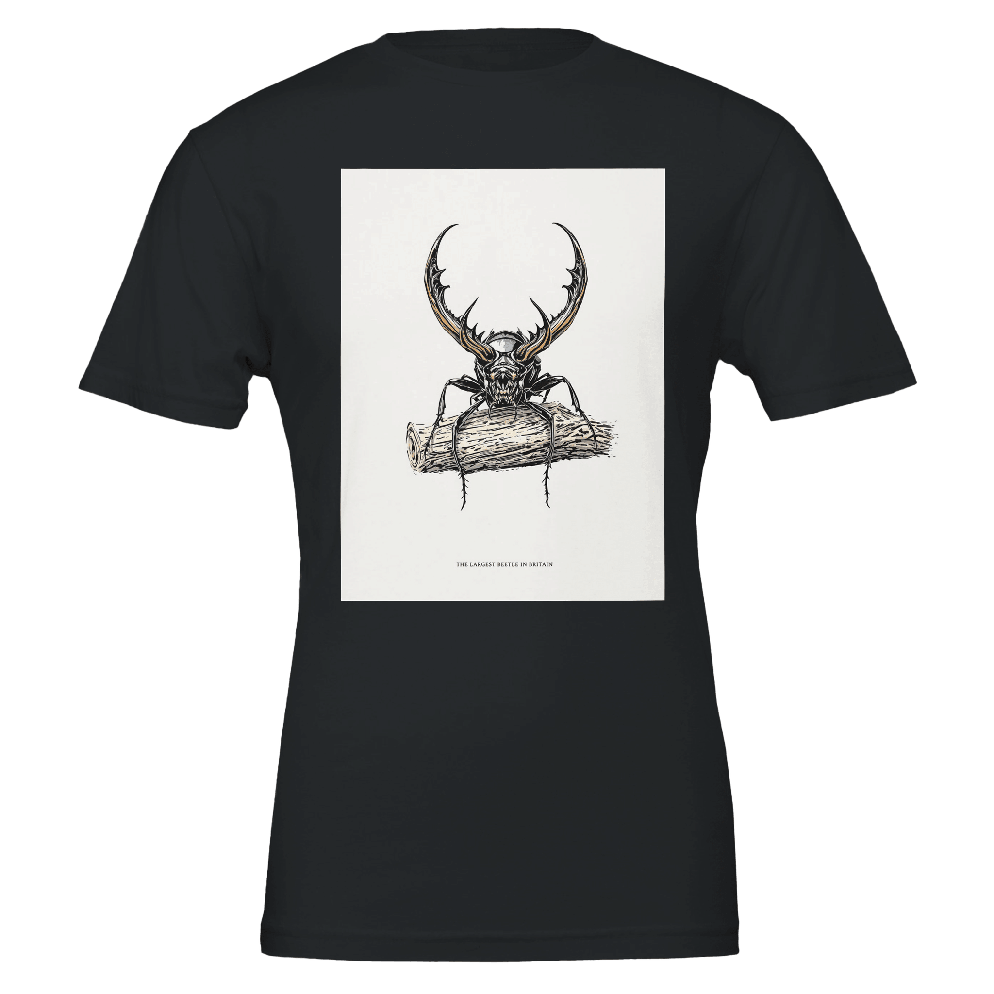 Stag Beetle T-Shirt | British Insect Tee | Nature Gift UK - Wild Thread Co