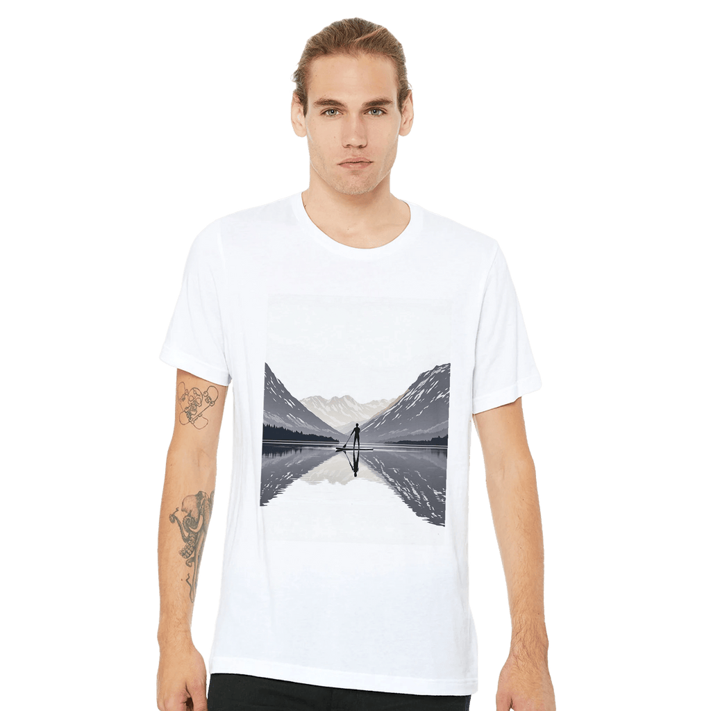 Stand Up Paddleboard SUP Shirt | Scottish Loch Dawn Art Tee - Wild Thread Co