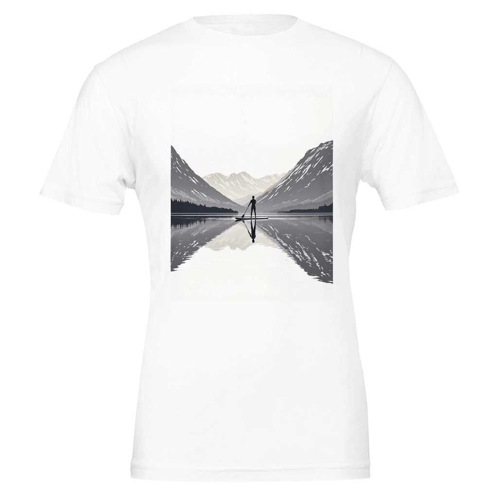 Stand Up Paddleboard SUP Shirt | Scottish Loch Dawn Art Tee - Wild Thread Co