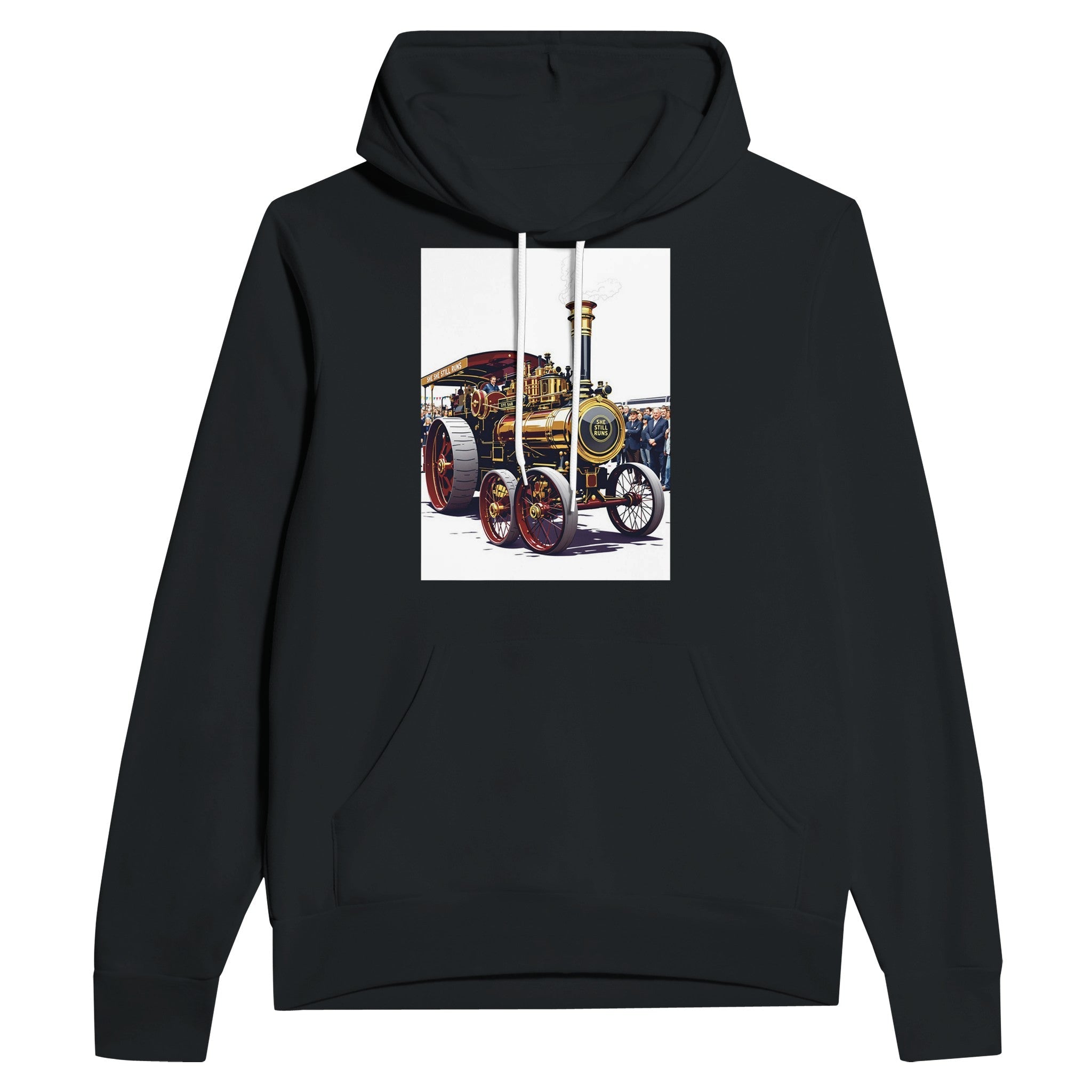 Steam Rally Traction Engine Hoodie | Heritage Machinery Gift - Wild Thread Co