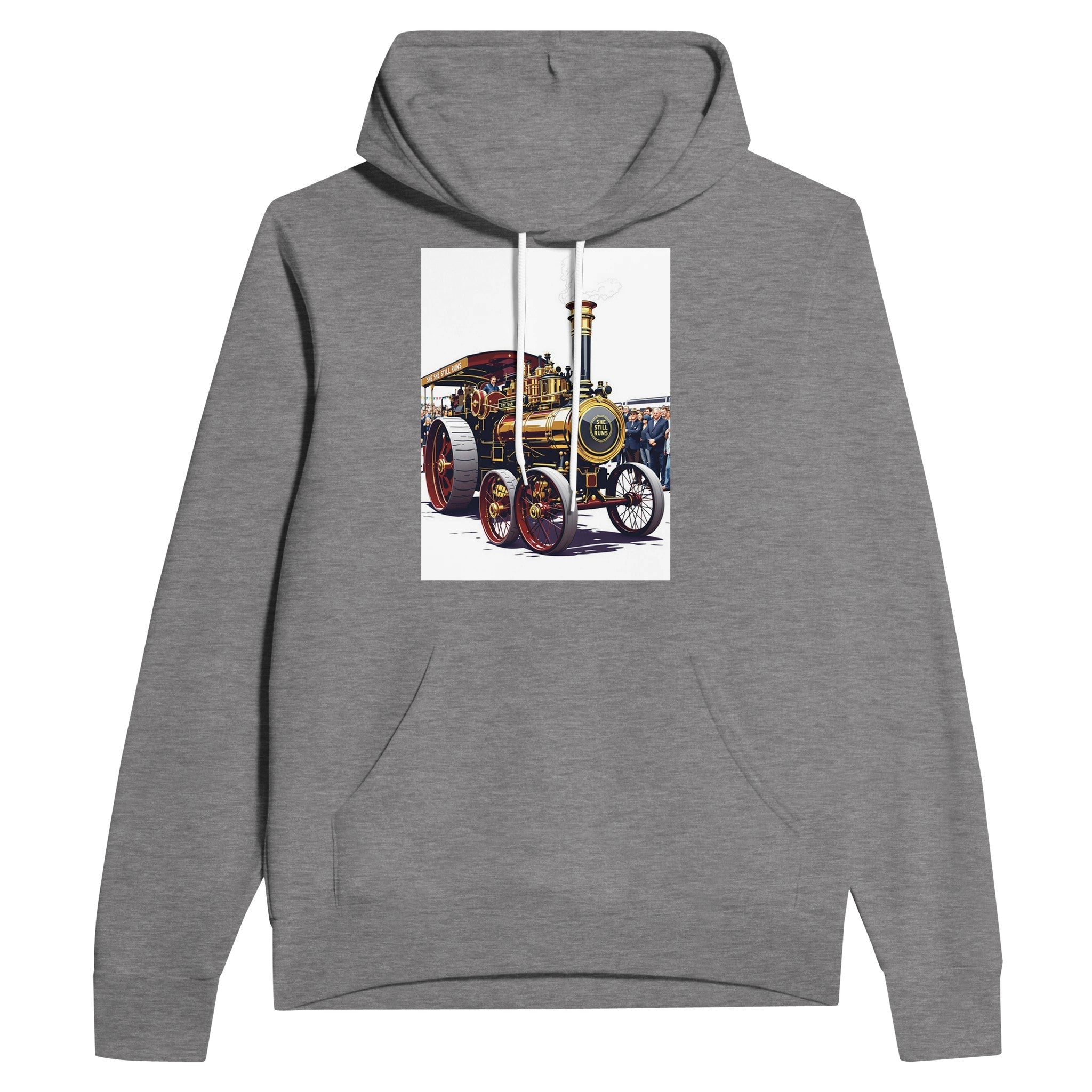 Steam Rally Traction Engine Hoodie | Heritage Machinery Gift - Wild Thread Co