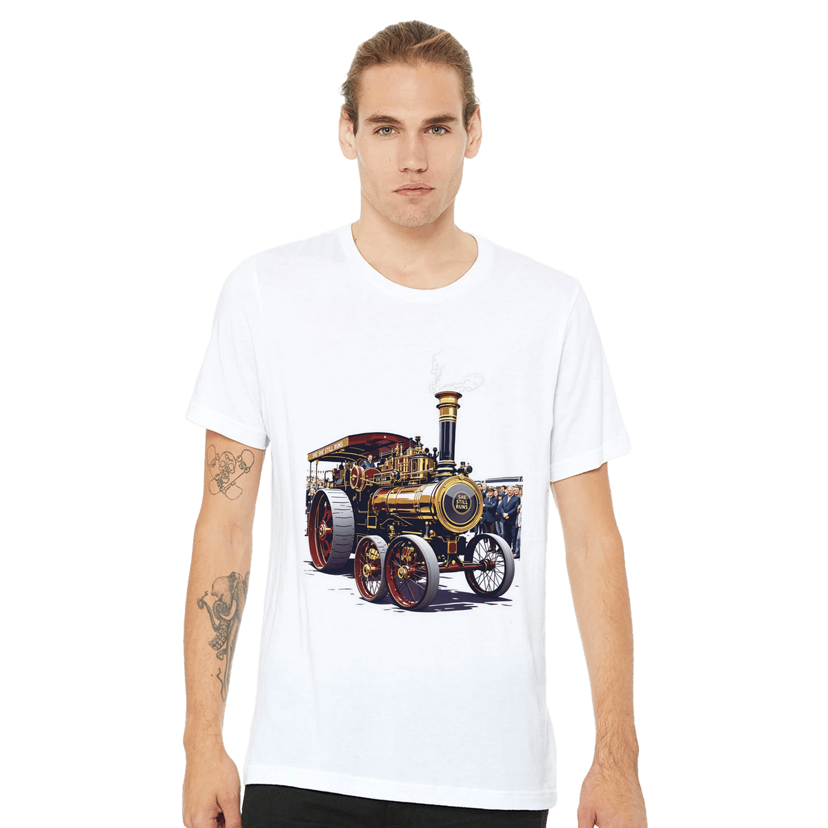 Steam Rally Traction Engine T-Shirt | Heritage Machinery Gift - Wild Thread Co