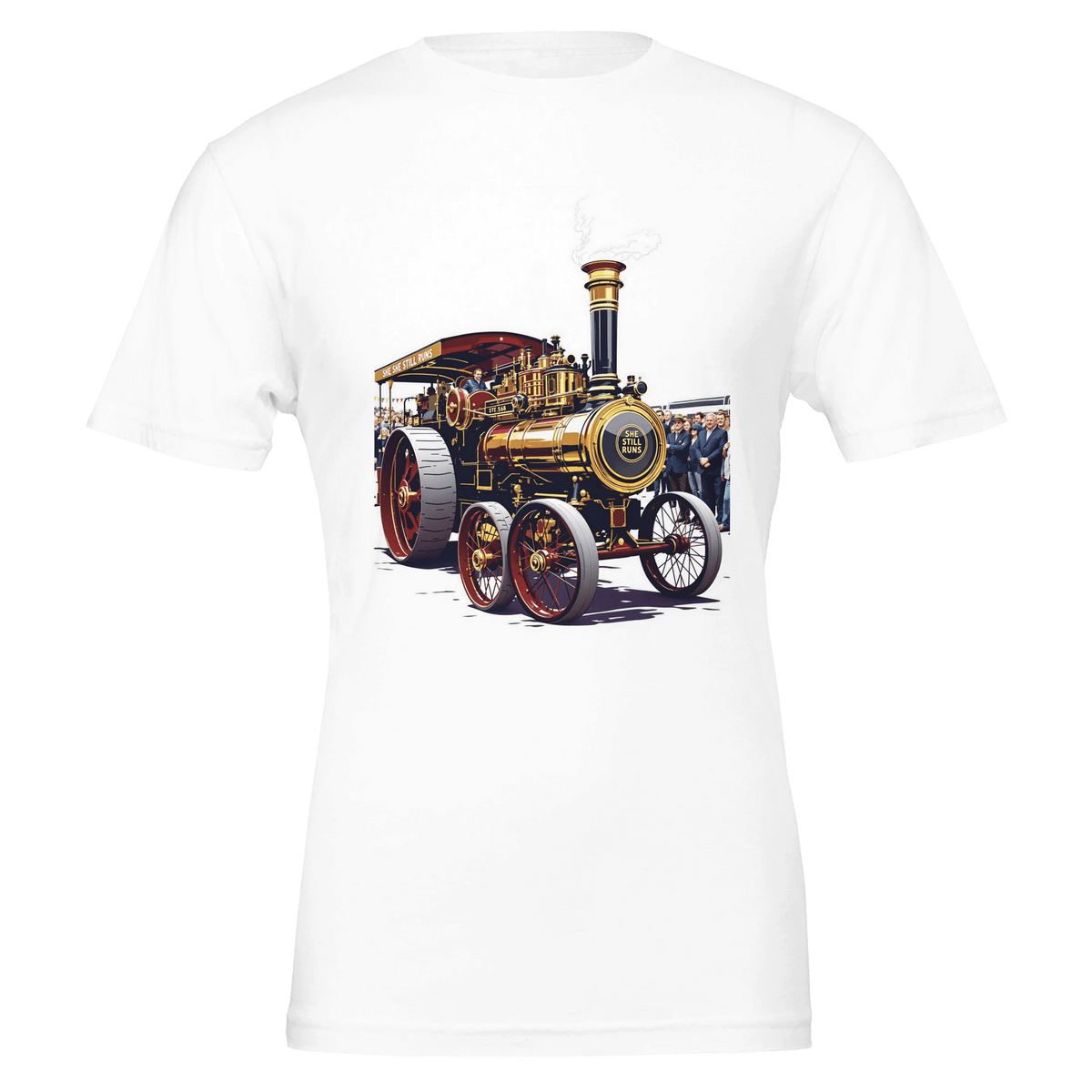 Steam Rally Traction Engine T-Shirt | Heritage Machinery Gift - Wild Thread Co