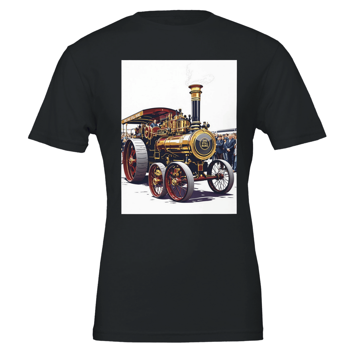 Steam Rally Traction Engine T-Shirt | Heritage Machinery Gift - Wild Thread Co