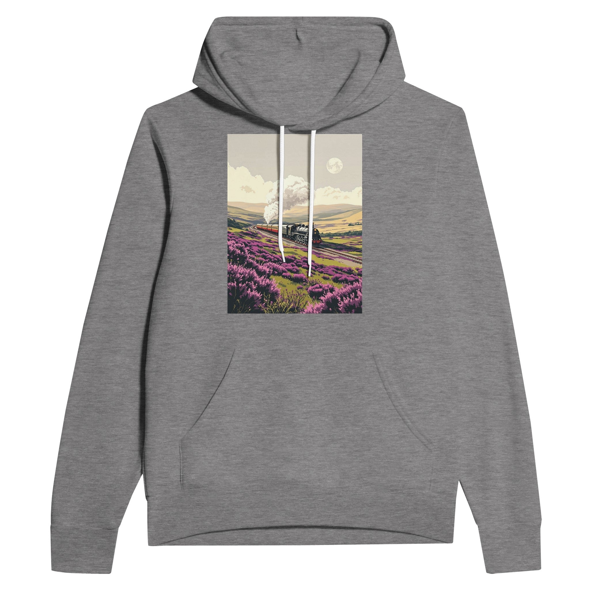 Steam Train Hoodie North Yorkshire Moors Heritage Railway Gift - Wild Thread Co