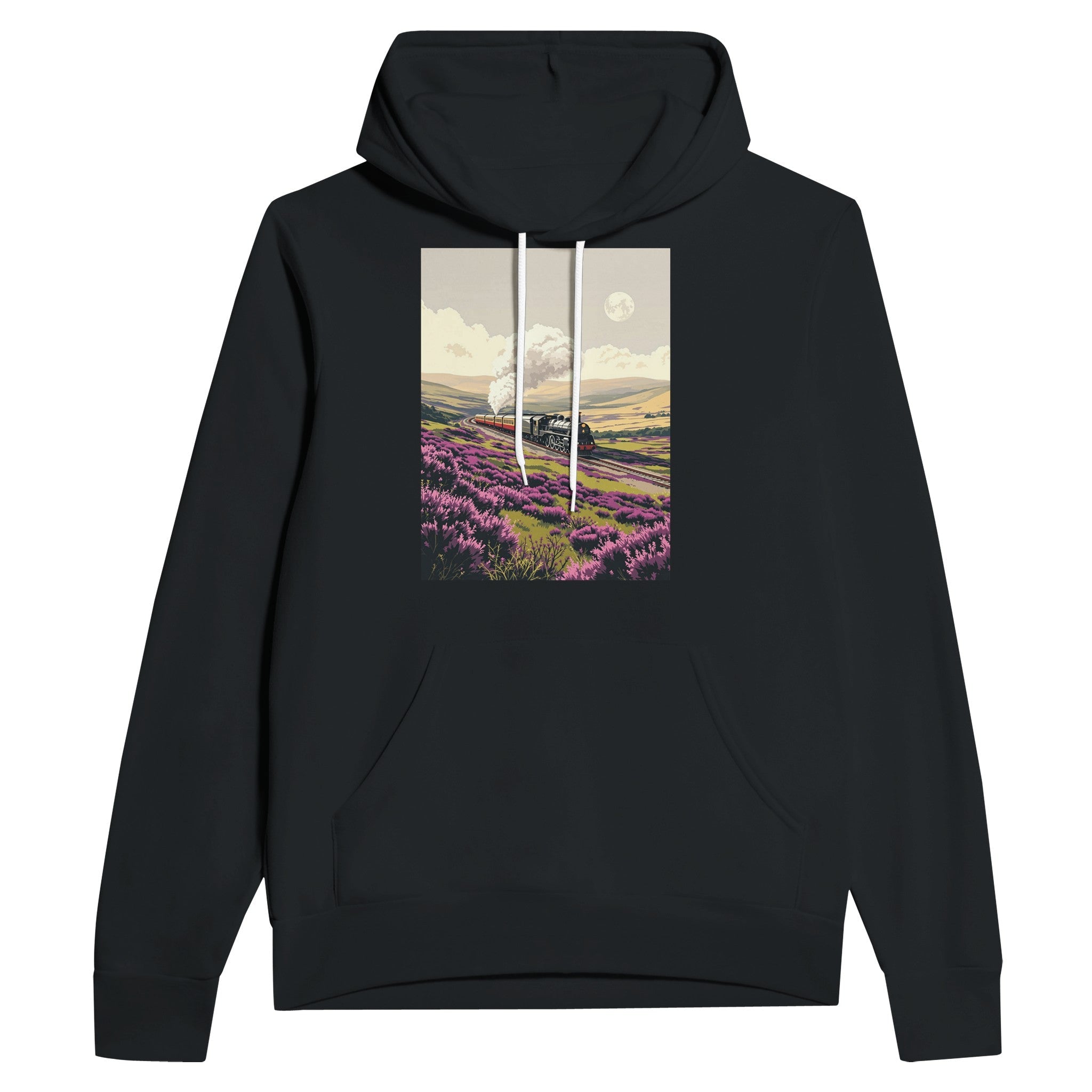 Steam Train Hoodie North Yorkshire Moors Heritage Railway Gift - Wild Thread Co