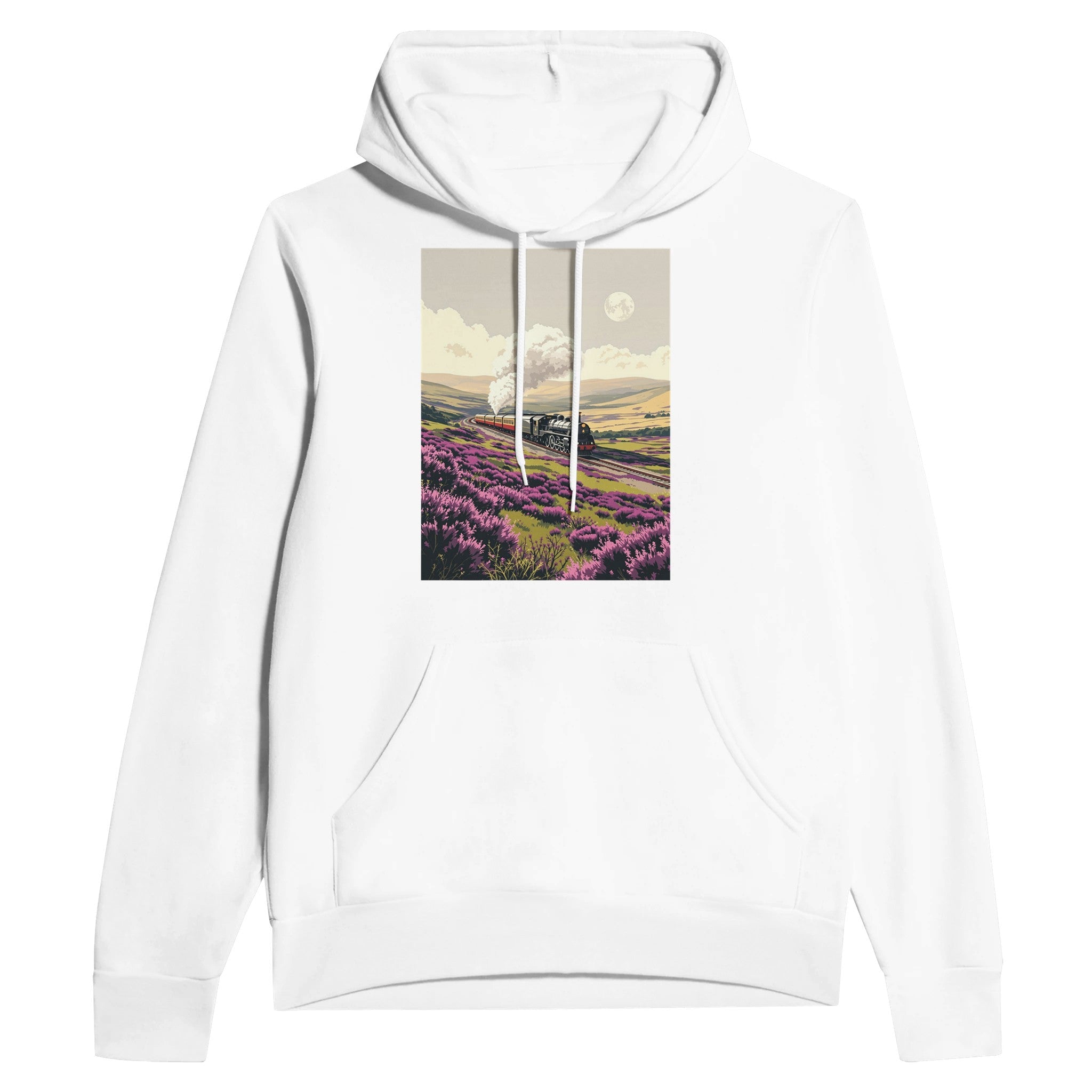 Steam Train Hoodie North Yorkshire Moors Heritage Railway Gift - Wild Thread Co