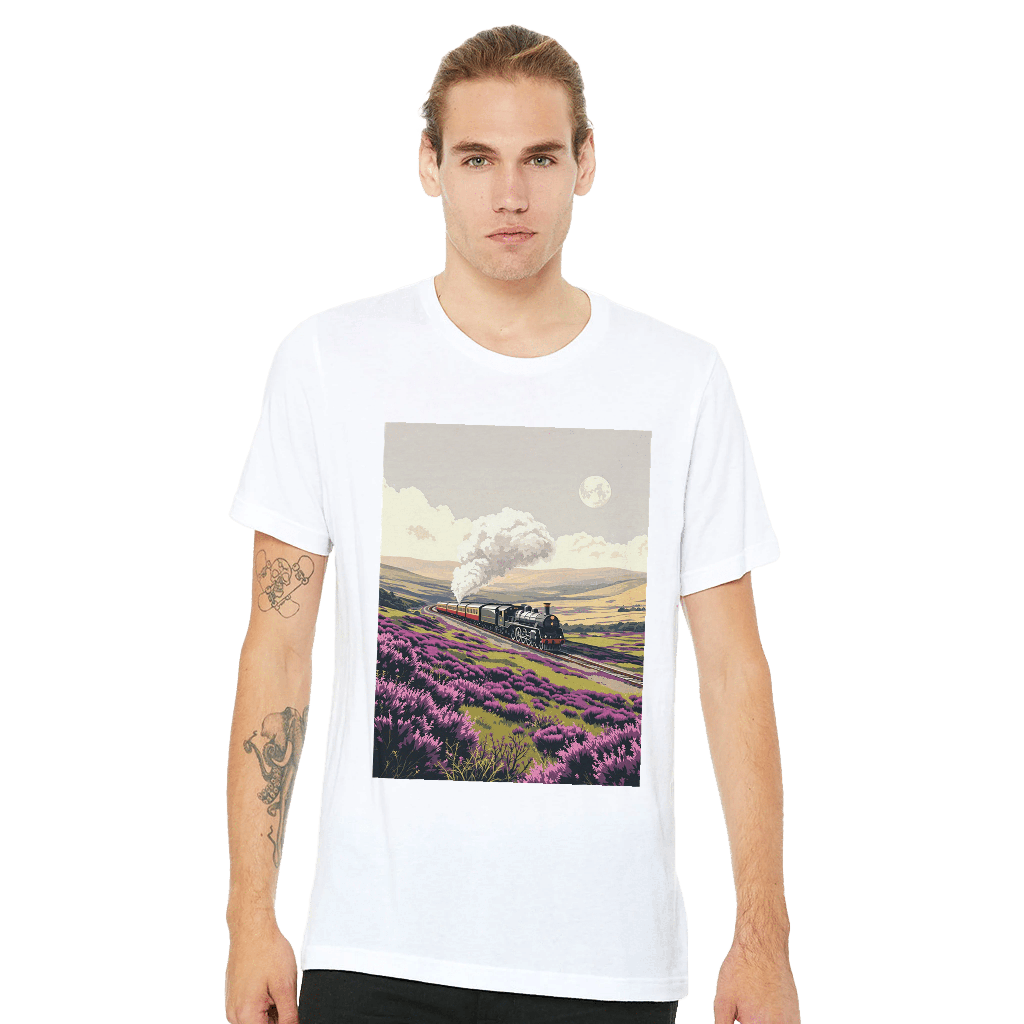 Steam Train T-Shirt North Yorkshire Moors Heritage Railway Gift - Wild Thread Co
