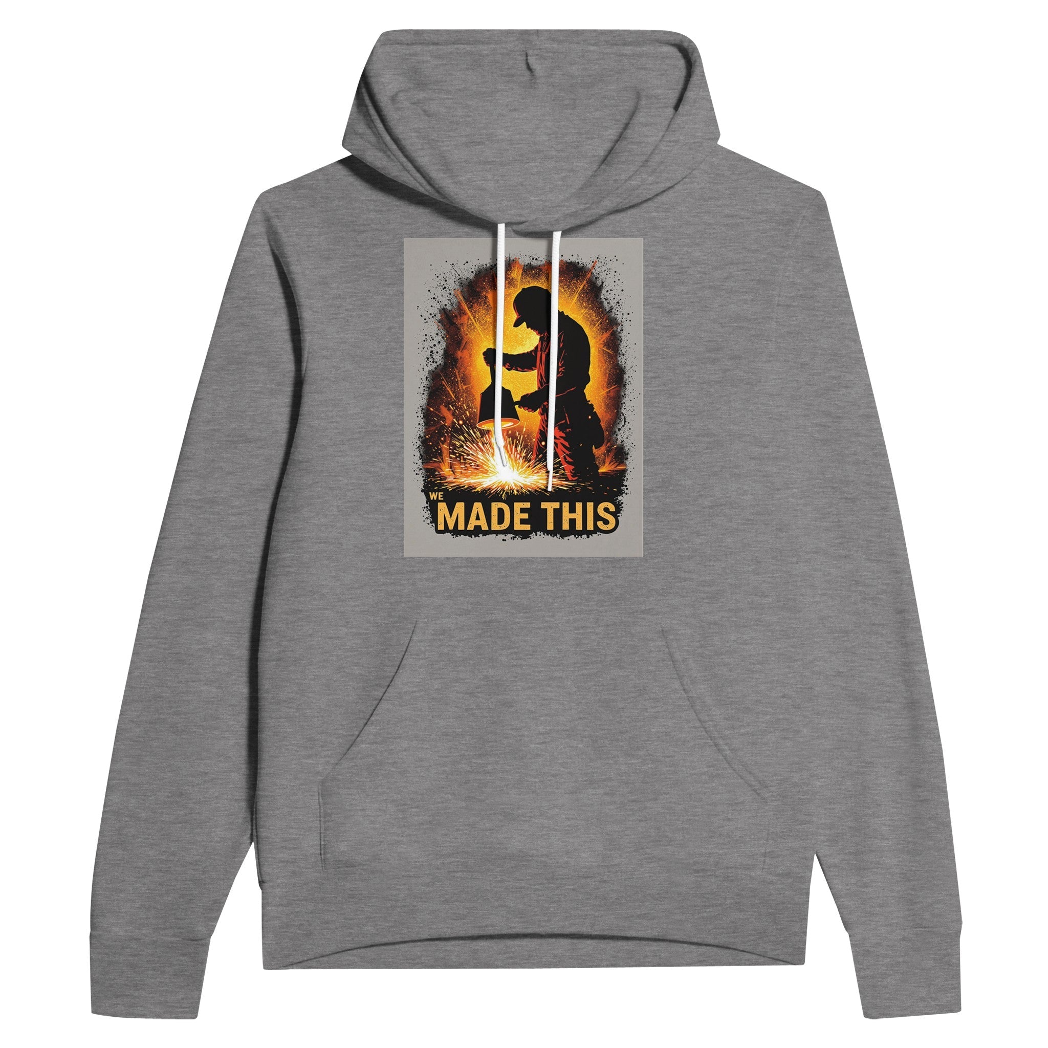 Steelworker Furnace Heritage Hoodie | Steel City Sheffield Gift Hoodie - Wild Thread Co