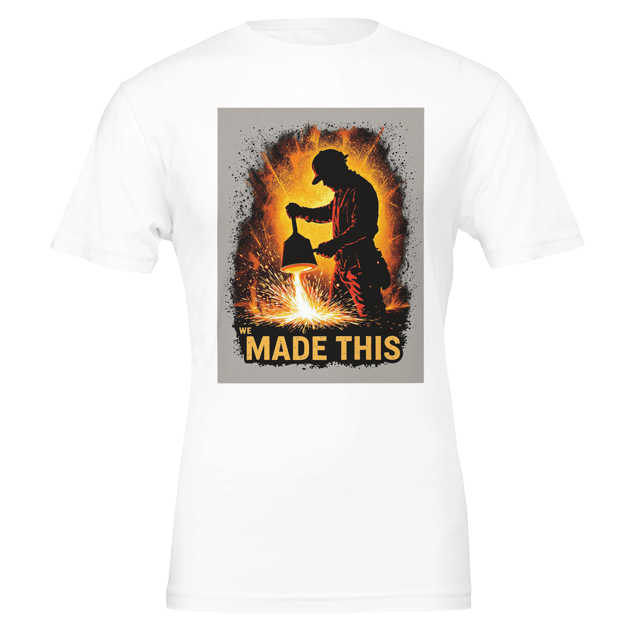 Steelworker Furnace Heritage T-Shirt | Steel City Tee - Wild Thread Co