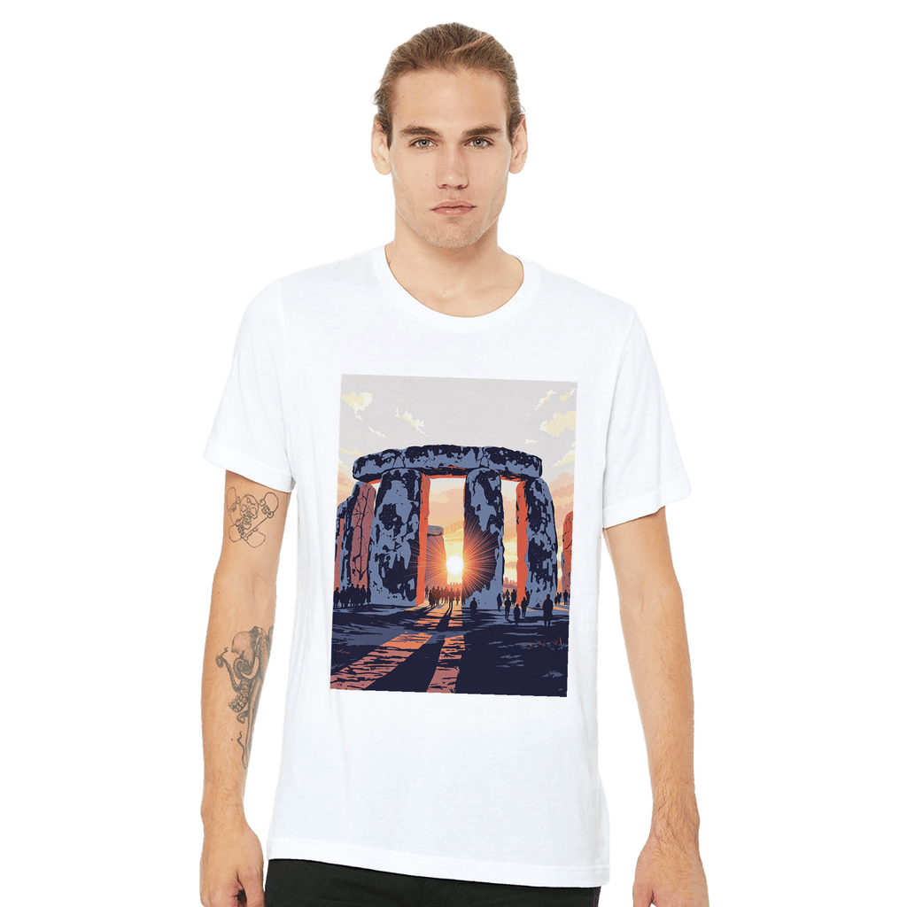 Stonehenge Winter Solstice T-Shirt | Ancient Britain Tee - Wild Thread Co