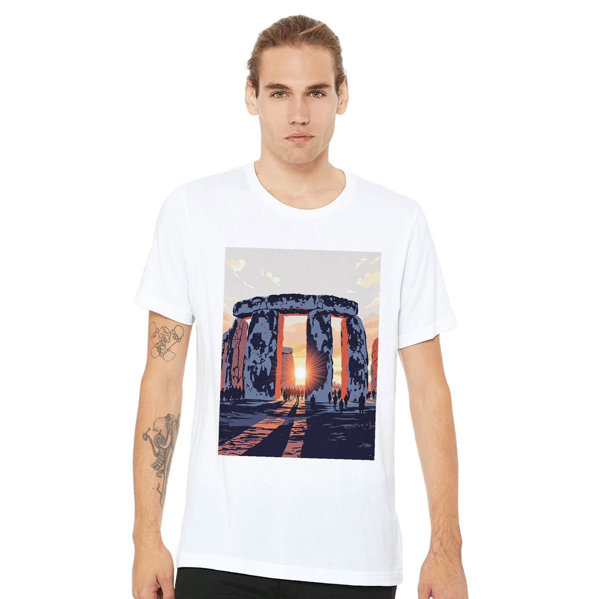 Stonehenge Winter Solstice T-Shirt | Ancient Britain Tee - Wild Thread Co