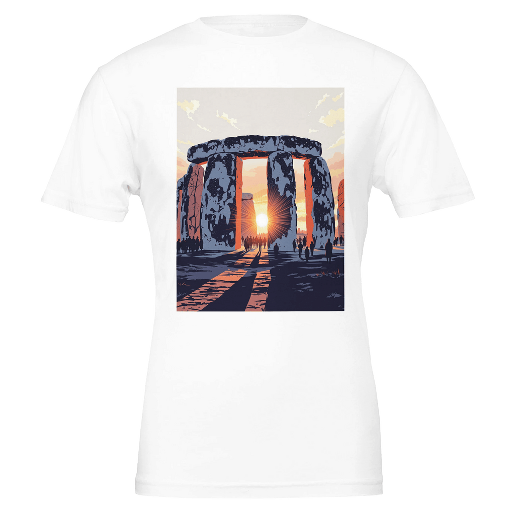 Stonehenge Winter Solstice T-Shirt | Ancient Britain Tee - Wild Thread Co