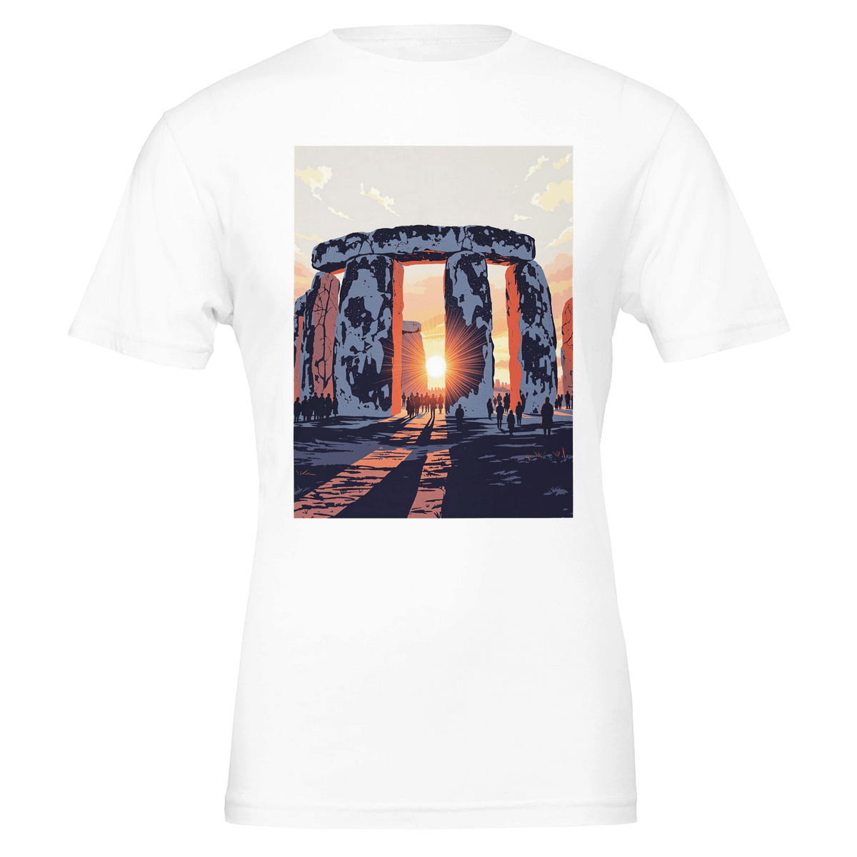 Stonehenge Winter Solstice T-Shirt | Ancient Britain Tee - Wild Thread Co