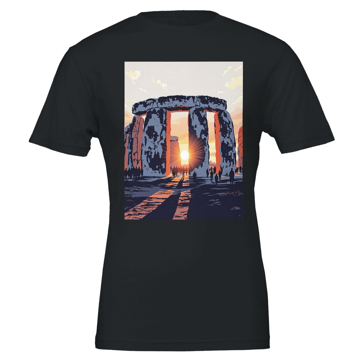 Stonehenge Winter Solstice T-Shirt | Ancient Britain Tee - Wild Thread Co