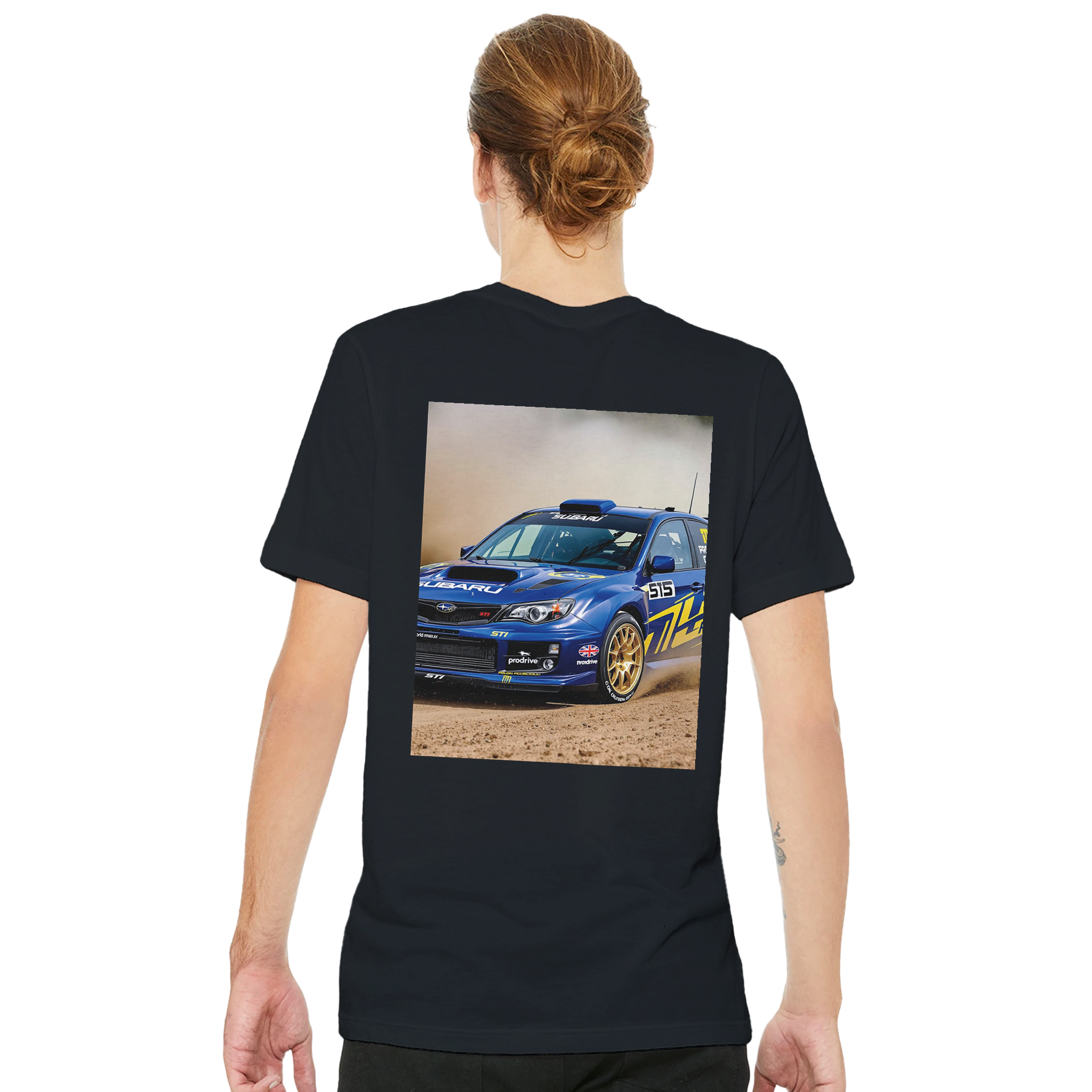 Subaru Wrx Sti Rally T-Shirt — detail view | Wild Thread Co