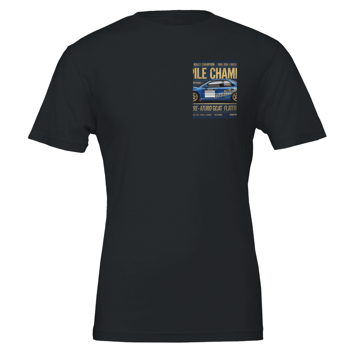 Subaru Wrx Sti Triple Wrc Champion Spec T-Shirt | Car Enthusiast Gift - Wild Thread Co